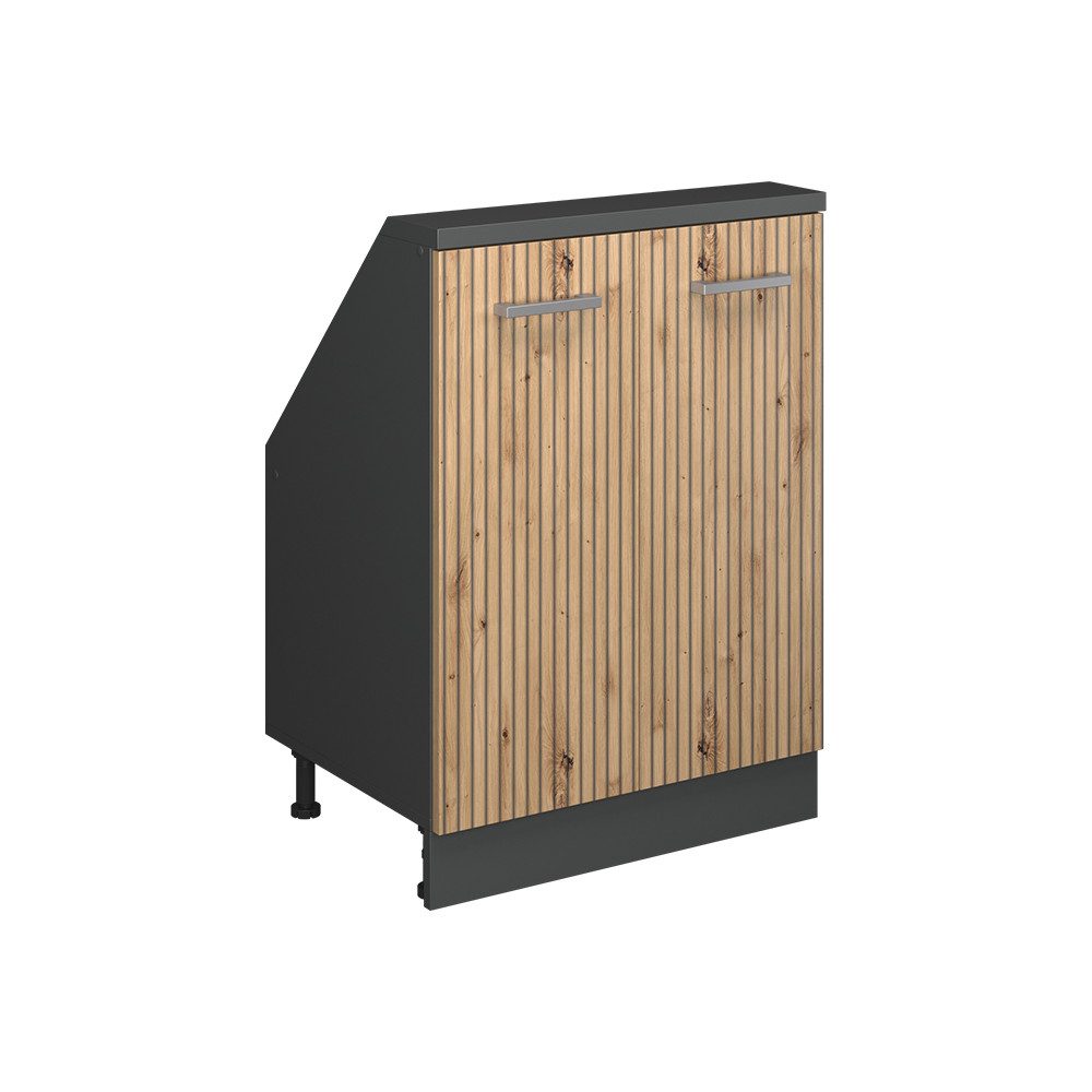Vicco Unterschrank R-Line, Artisan Eiche/Anthrazit, 60 günstig online kaufen