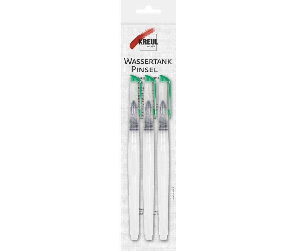 Flachpinsel Kreul Wassertankpinsel 3er Set S, M, L