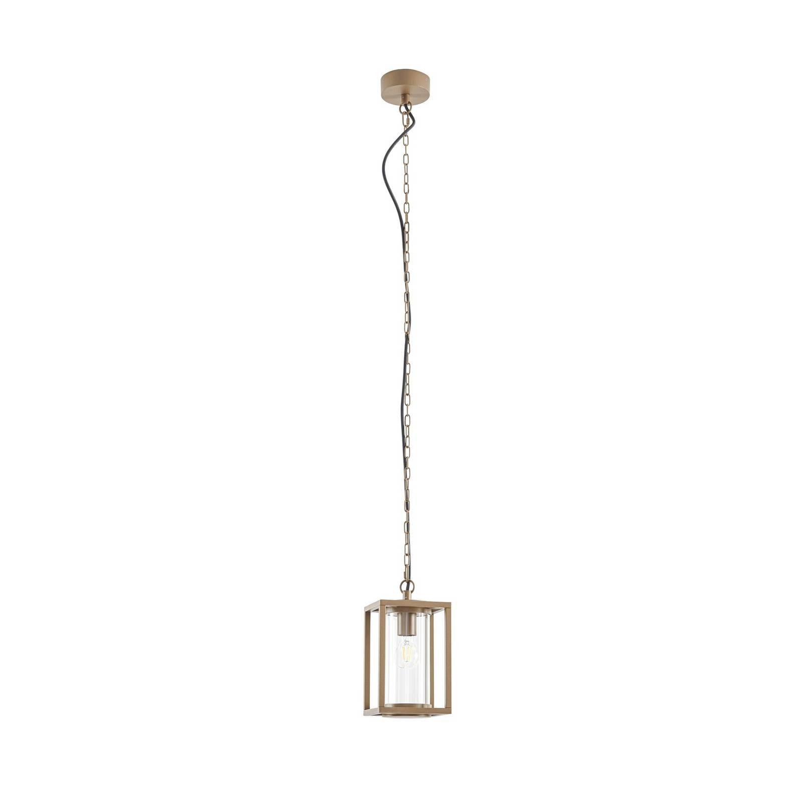 Lucande Ferda, Metall, Braun IP44, 1 x 15 W LED