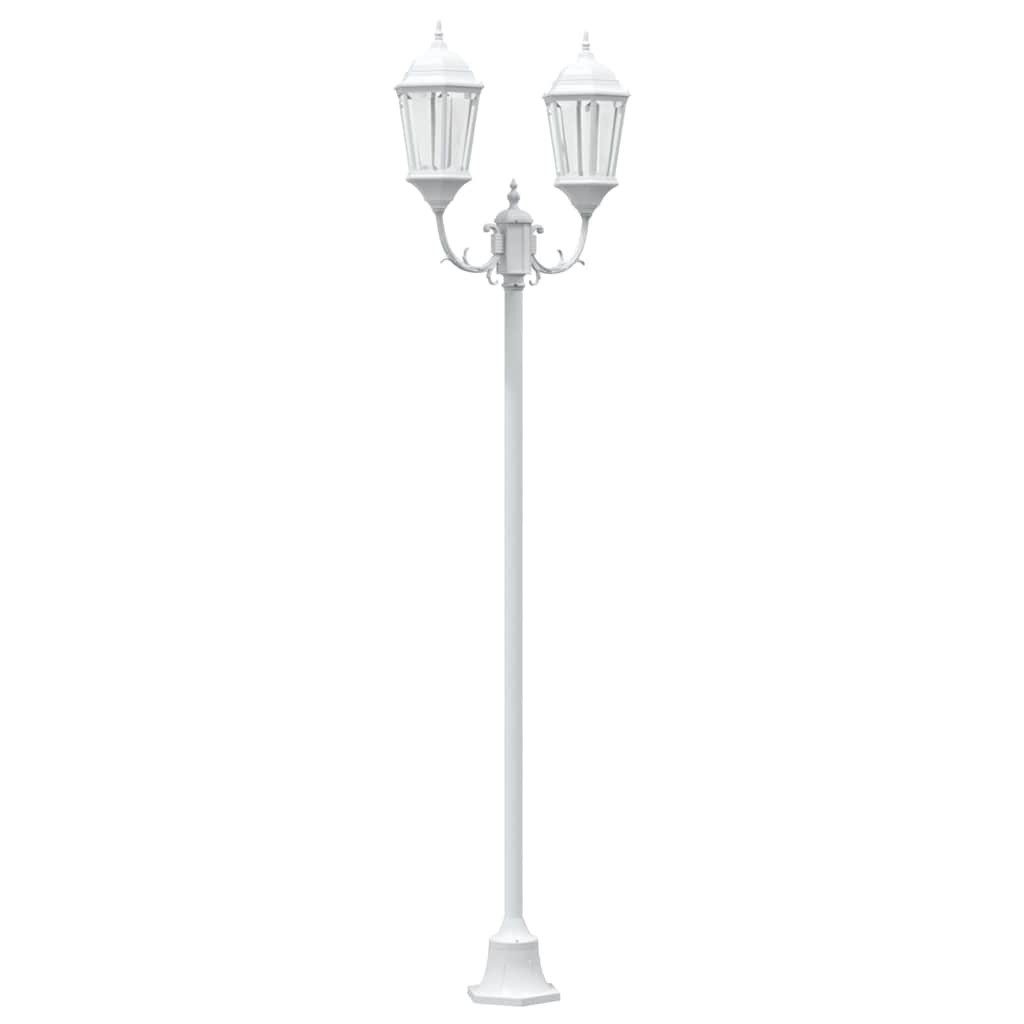 vidaXL Außen-Stehlampe Garten-Licht 68 x 20 x 235 cm Aluminium und Glas