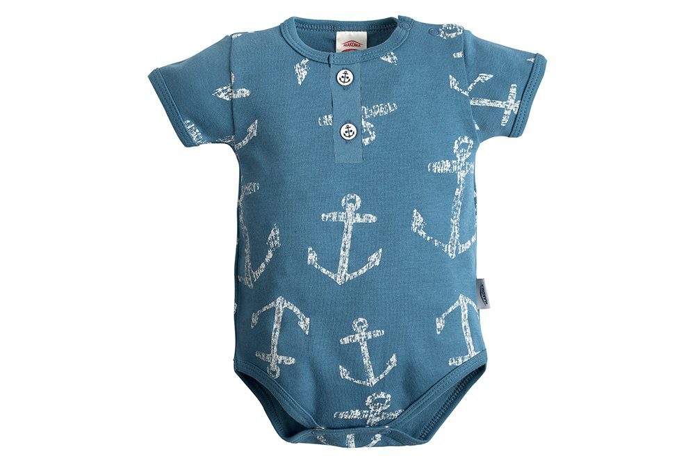 100% Jungen (Set, 3-tlg., 3er-Pack) & Body Baumwolle Neugeborene Baby für Makoma Kurzarm Mädchen Kurzarmbody