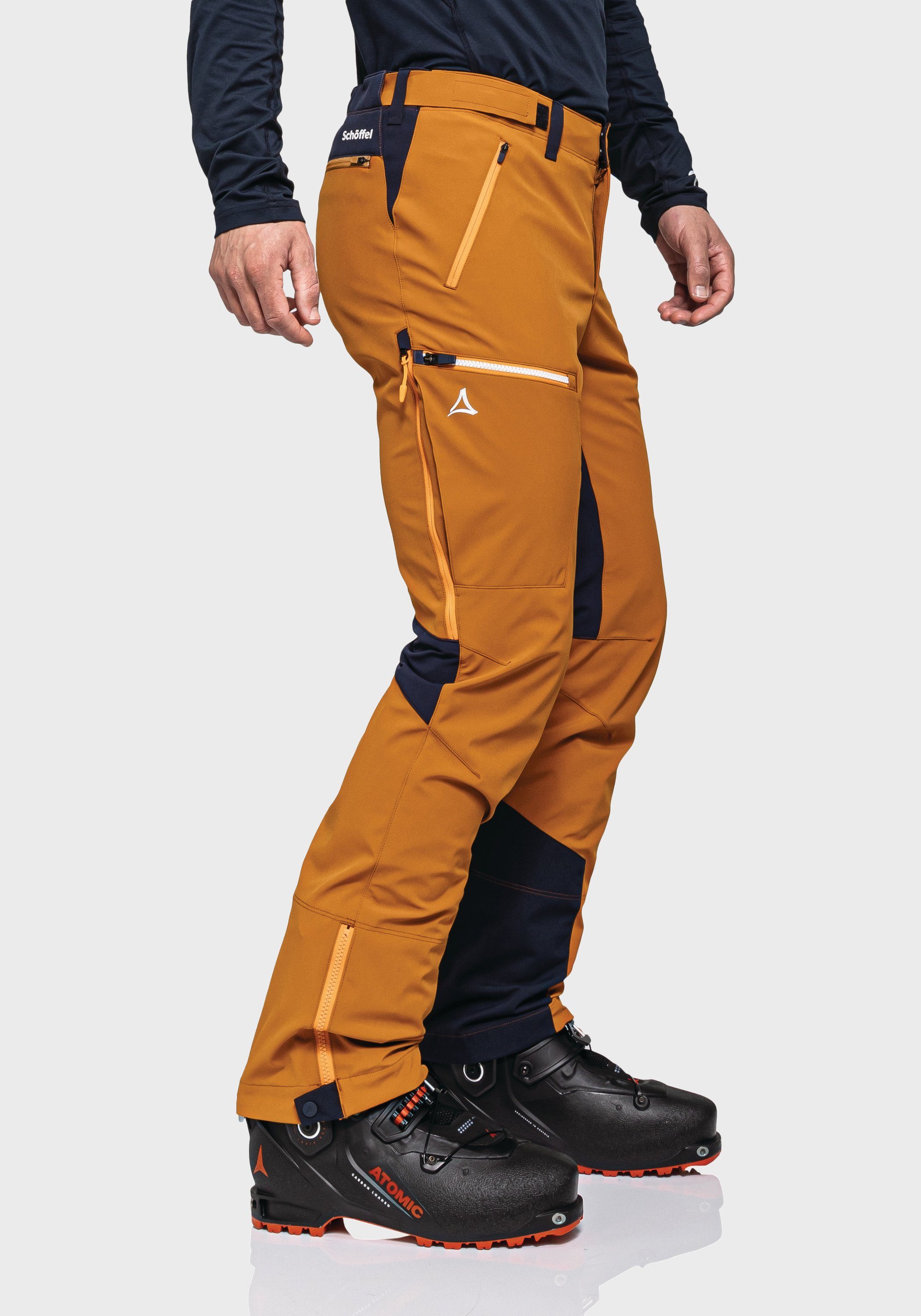 M Softshell orange Schöffel Outdoorhose Matrei Pants
