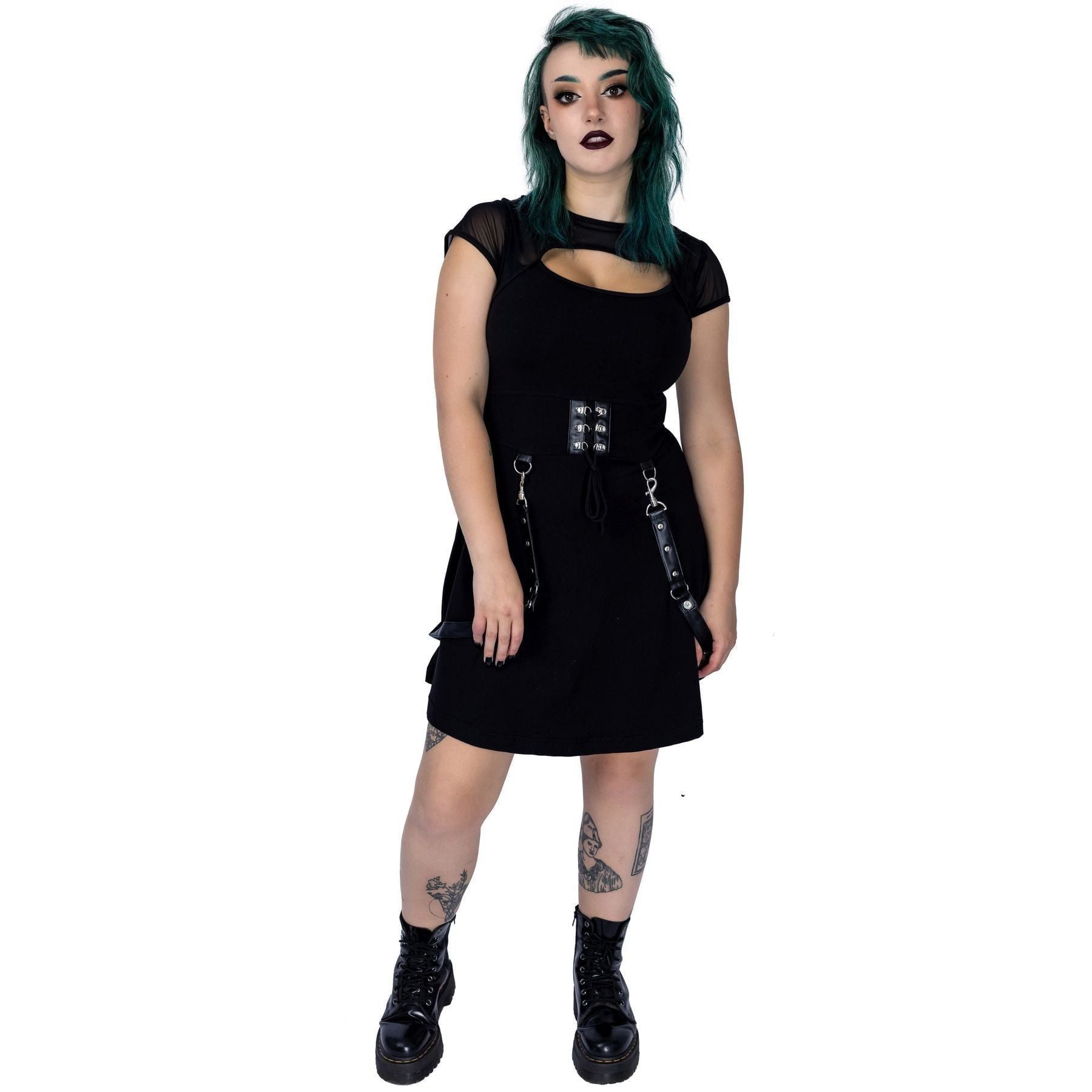 Heartless Minikleid Eranthe Gothic Goth Punk günstig online kaufen