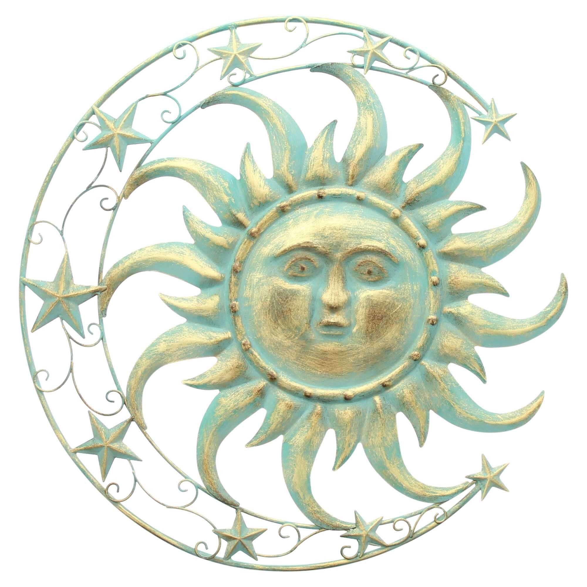 Dekoleidenschaft Wanddekoobjekt "Sonne, Mond & Sterne" günstig online kaufen