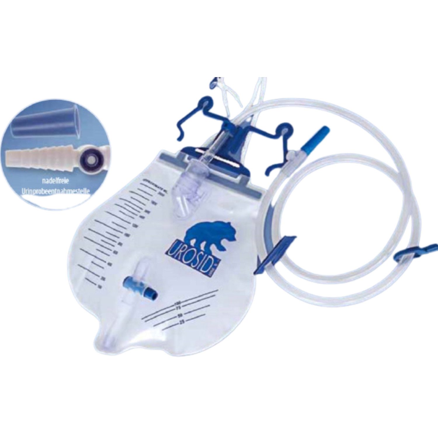Asid Bonz GmbH Urinbeutel UROSID® 2000 S Urindrainagesystem 120 cm (1) x5 Prime
