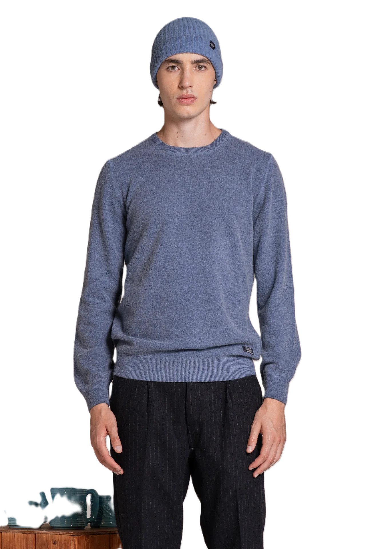 Strickpullover CHARLIE SWEATER IN LAMBSWOOL - Pullover - Sweatshirt