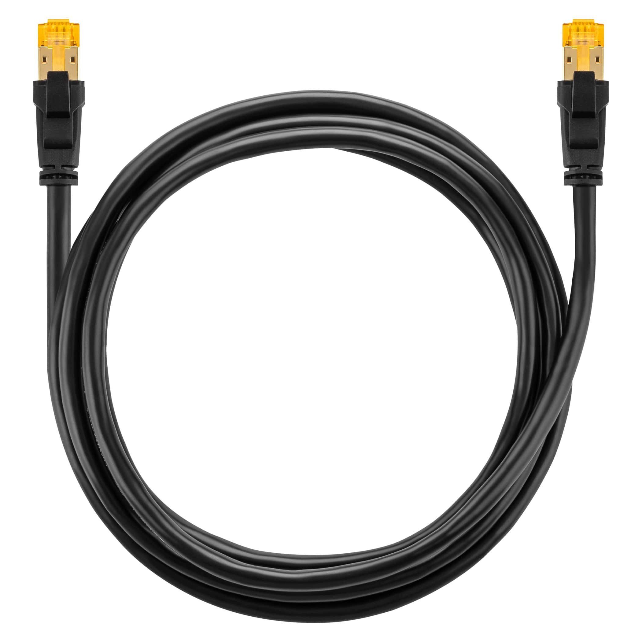 Stecker Netzkabel, Gbit/s 50cm cm) RJ45 40 - rund SEBSON 8 LAN CAT (50 Netzwerkkabel - Kabel