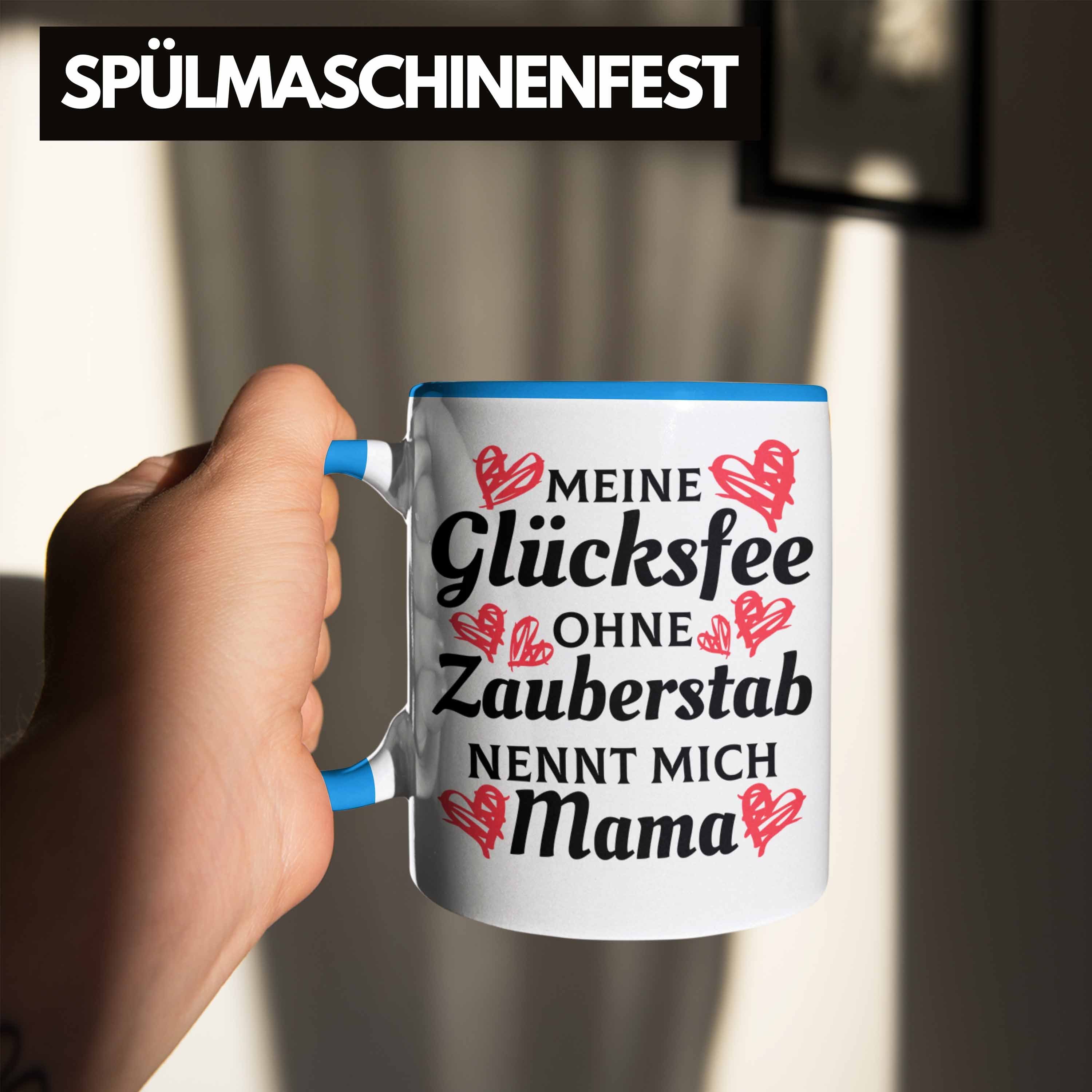 Trendation Tasse Trendation - Blau Spruch Muttertag Tochter Mama Mutter Sohn Kaffeetasse Spruch Tasse Geschenk von mit