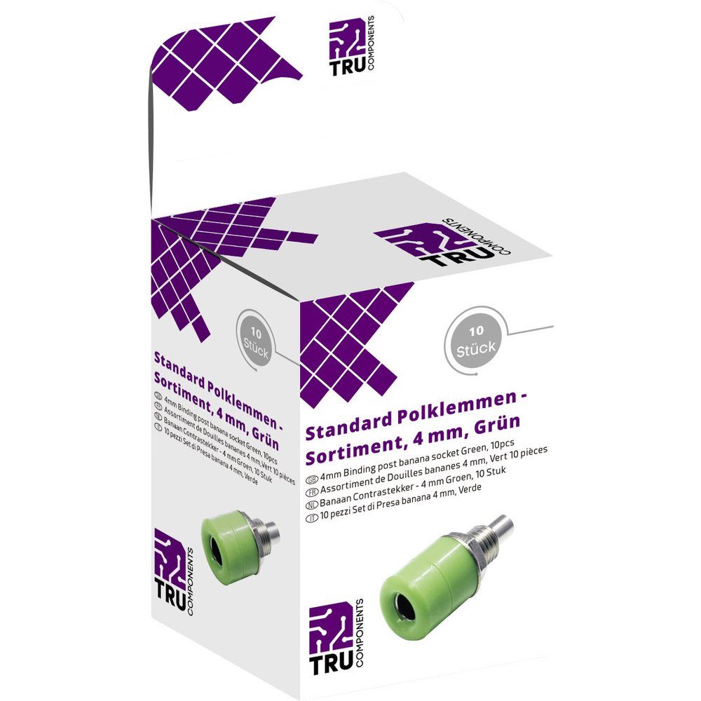 TRU COMPONENTS Laborsteckverbinder-Sortiment Buchse, Einbau vertikal Labor-Netzteil
