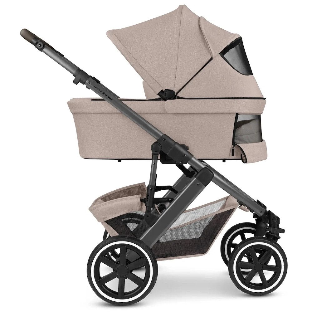 ABC Design Kombi-Kinderwagen ABC Design Salsa 5 Air 3in1 inkl. Tulip Babyschale, Ab Geburt, mit Babywanne, Babyschale und Sportwagenaufsatz