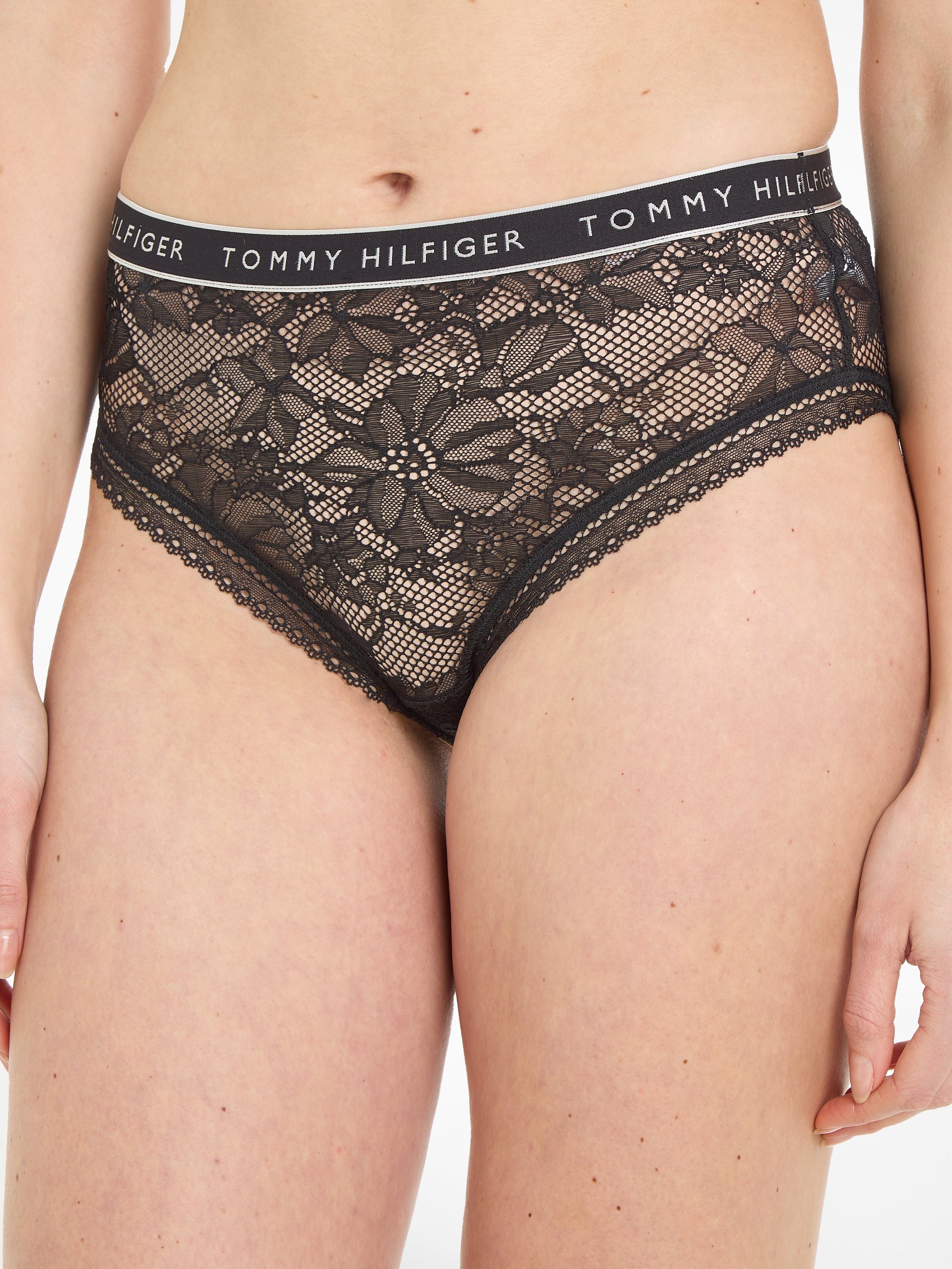 (EXT Underwear HIGH BIKINI mit SIZES) Bikinislip WAIST Tommy Hilfiger Logobund modischem