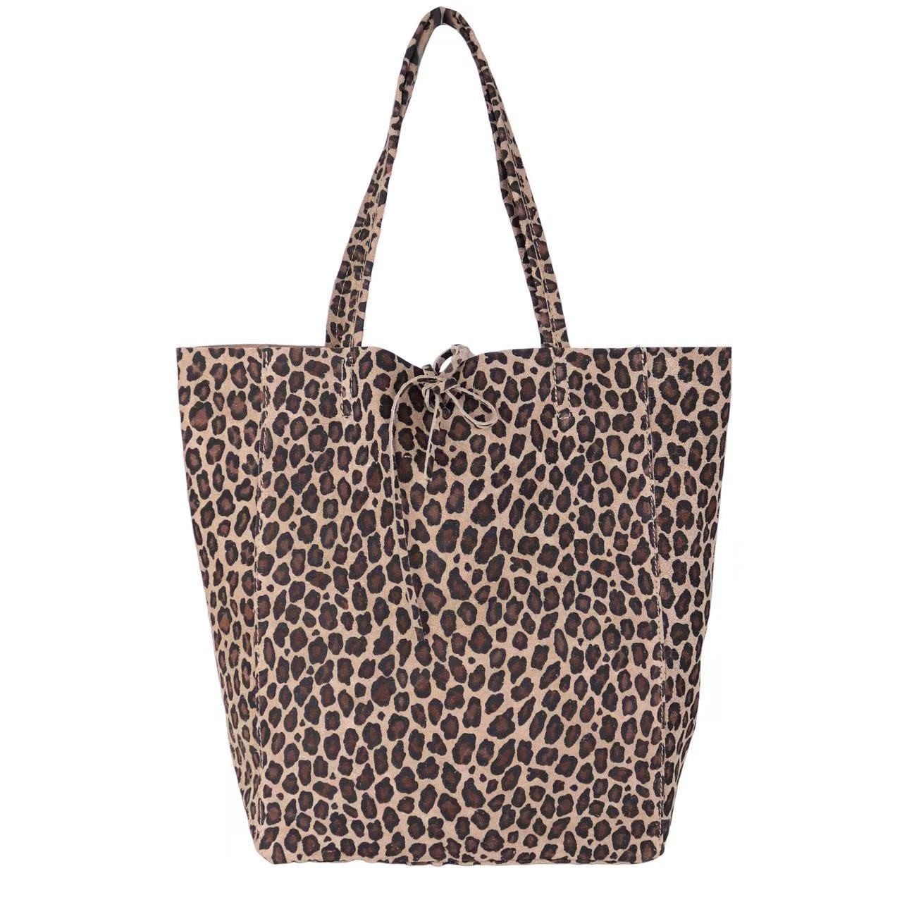 MIRROSI Shopper aus Echtleder / Wildleder, Made in Italy, Henkeltasche Tasc günstig online kaufen