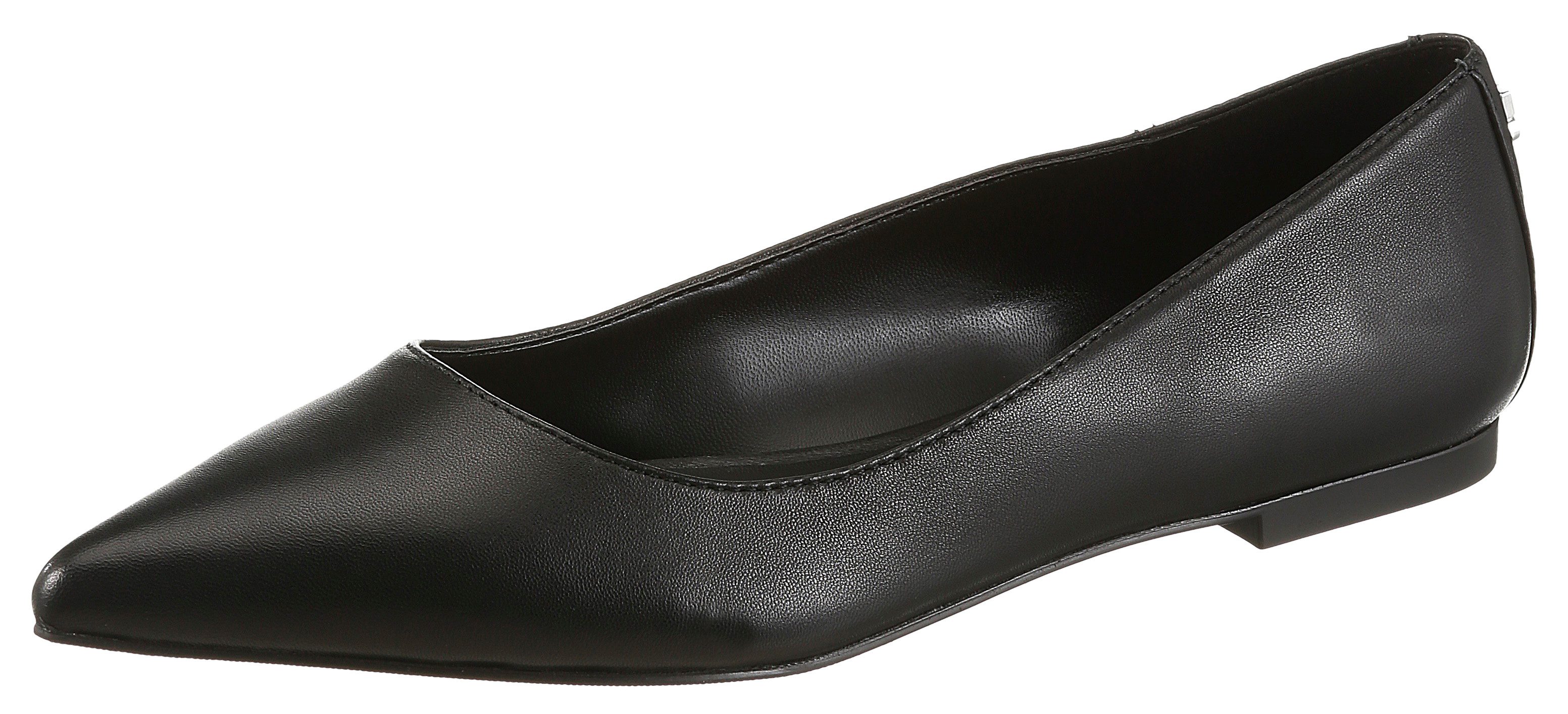 HUGO Maridia Ballerina Slipper, Loafer, Schlupfschuh, Business-Ballerina in spitzer Form
