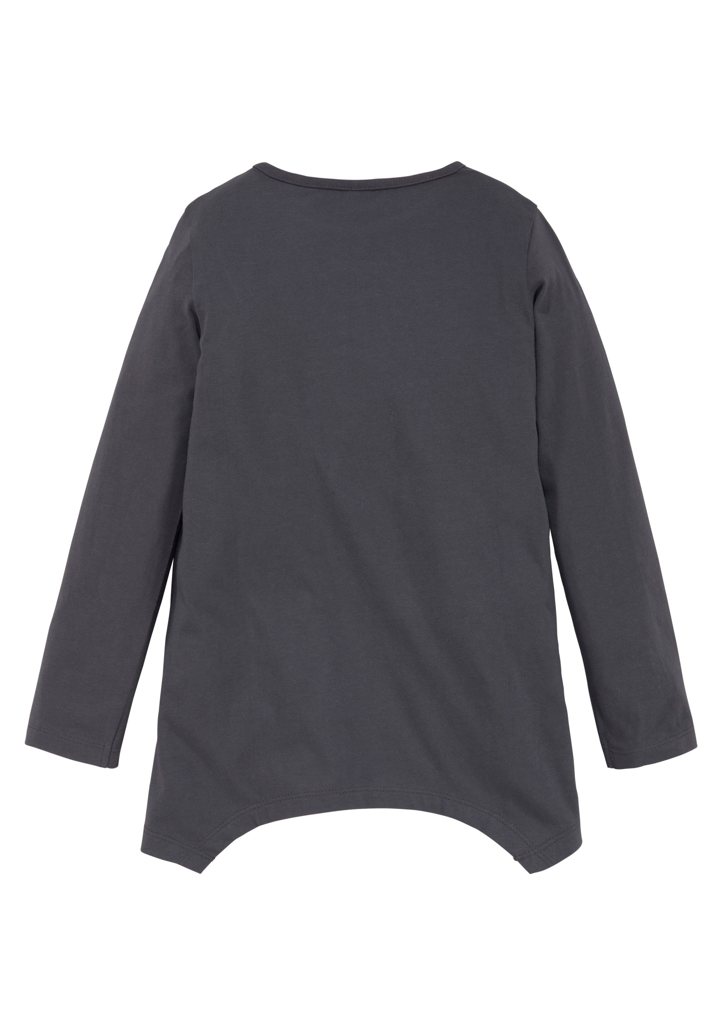 KIDSWORLD Langarmshirt & Leggings 2tlg. Set Shirt + Leggings mit Glitzerdetails (Set, 2-tlg., 2) niedlicher Schmetterling für kleine Mädchen