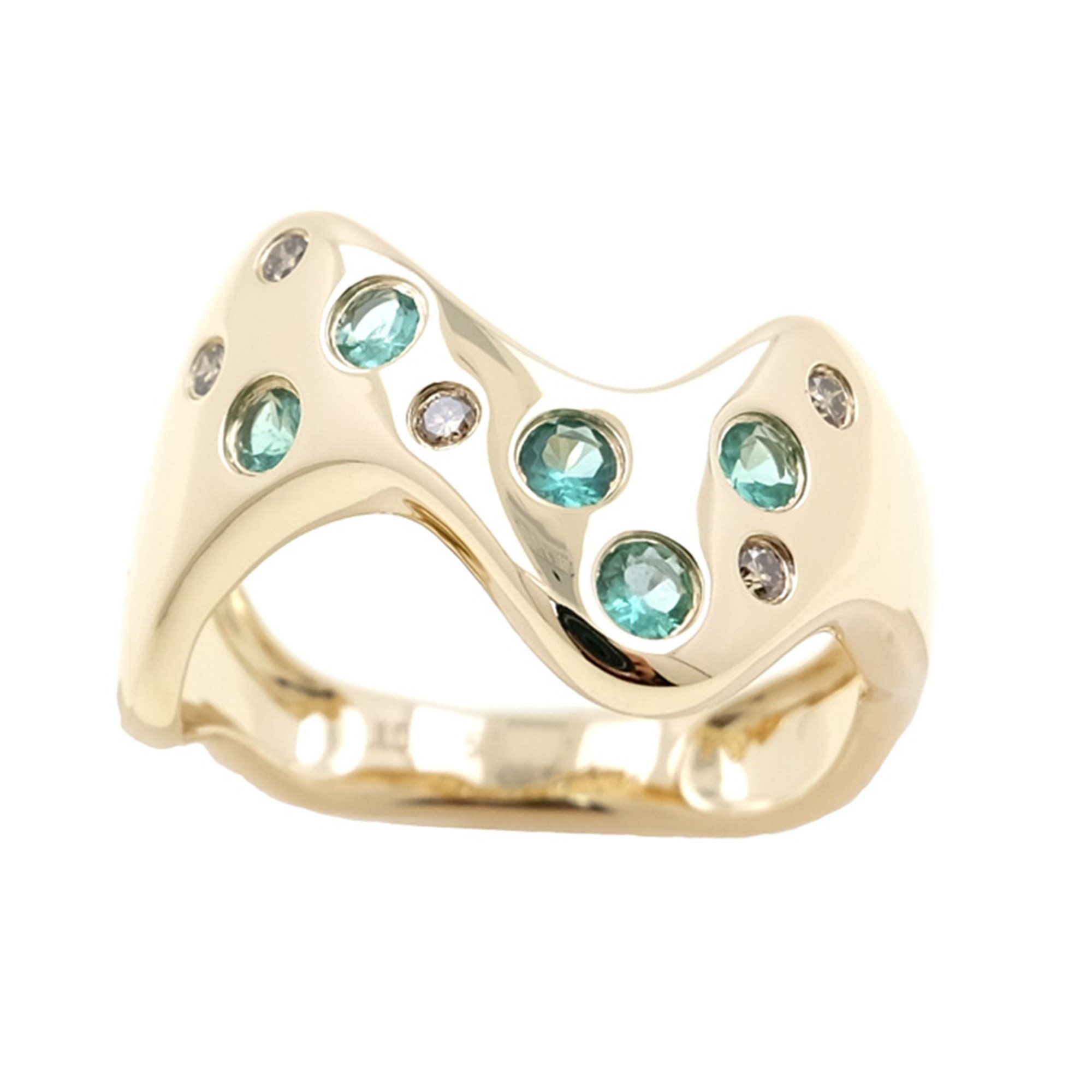 Cavill Diamantring 375er Gelbgoldring mit 0,225 ct Smaragden & 0,068 ct Diamanten (1-tlg)