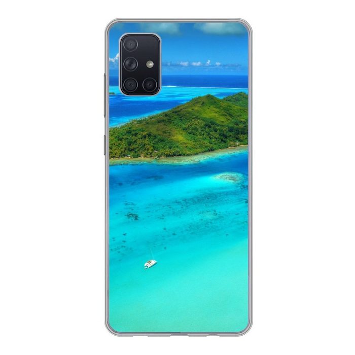 MuchoWow Handyhülle Die Bora Bora-Inseln Phone Case Handyhülle Samsung Galaxy A71 Silikon Schutzhülle
