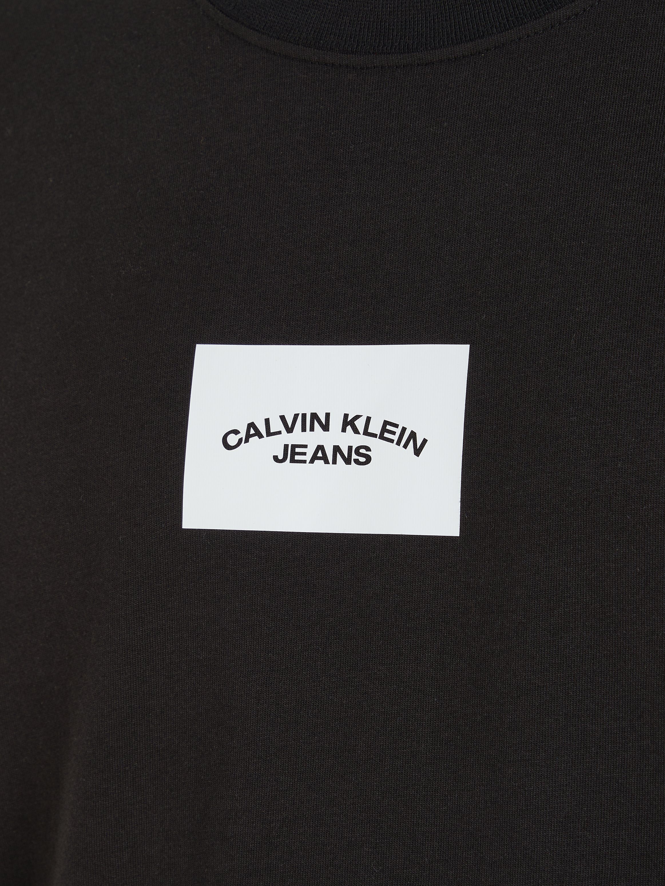Klein T-Shirt Black CENTER Ck Calvin BOX Jeans SMALL TEE