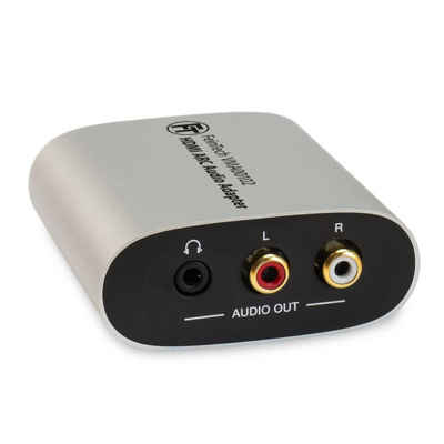 FeinTech Audio-Wandler VMA00102 HDMI-ARC auf Cinch & Klinke, Lautstärkeregelung via TV