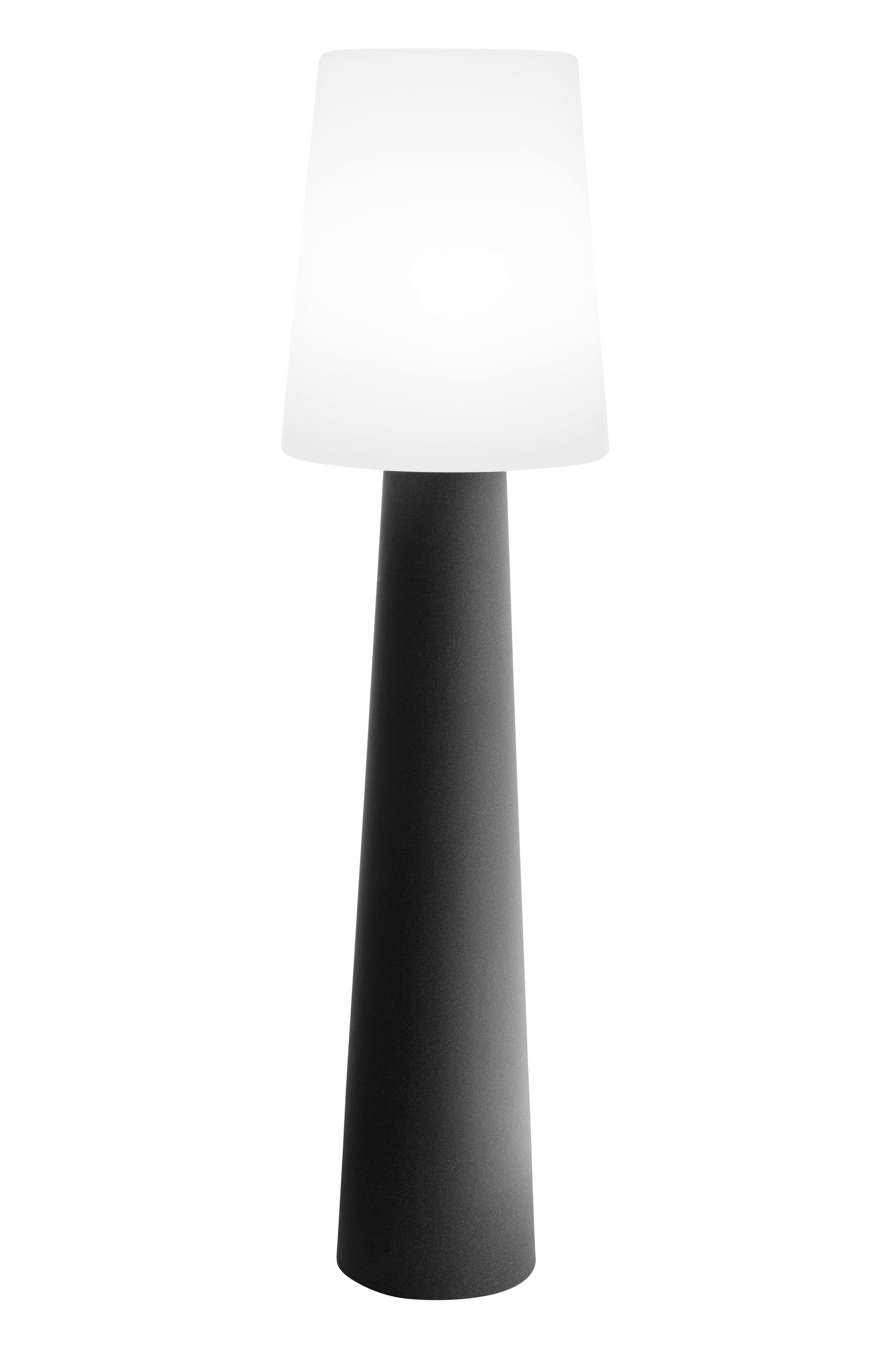 8 seasons design LED Stehlampe Shining No. 1, Dekolampe für außen (Garten, Terrasse, Balkon), LED wechselbar, E27-Fassung, warmweißes Licht, 160cm, große Stehleuchte - robust & langlebig
