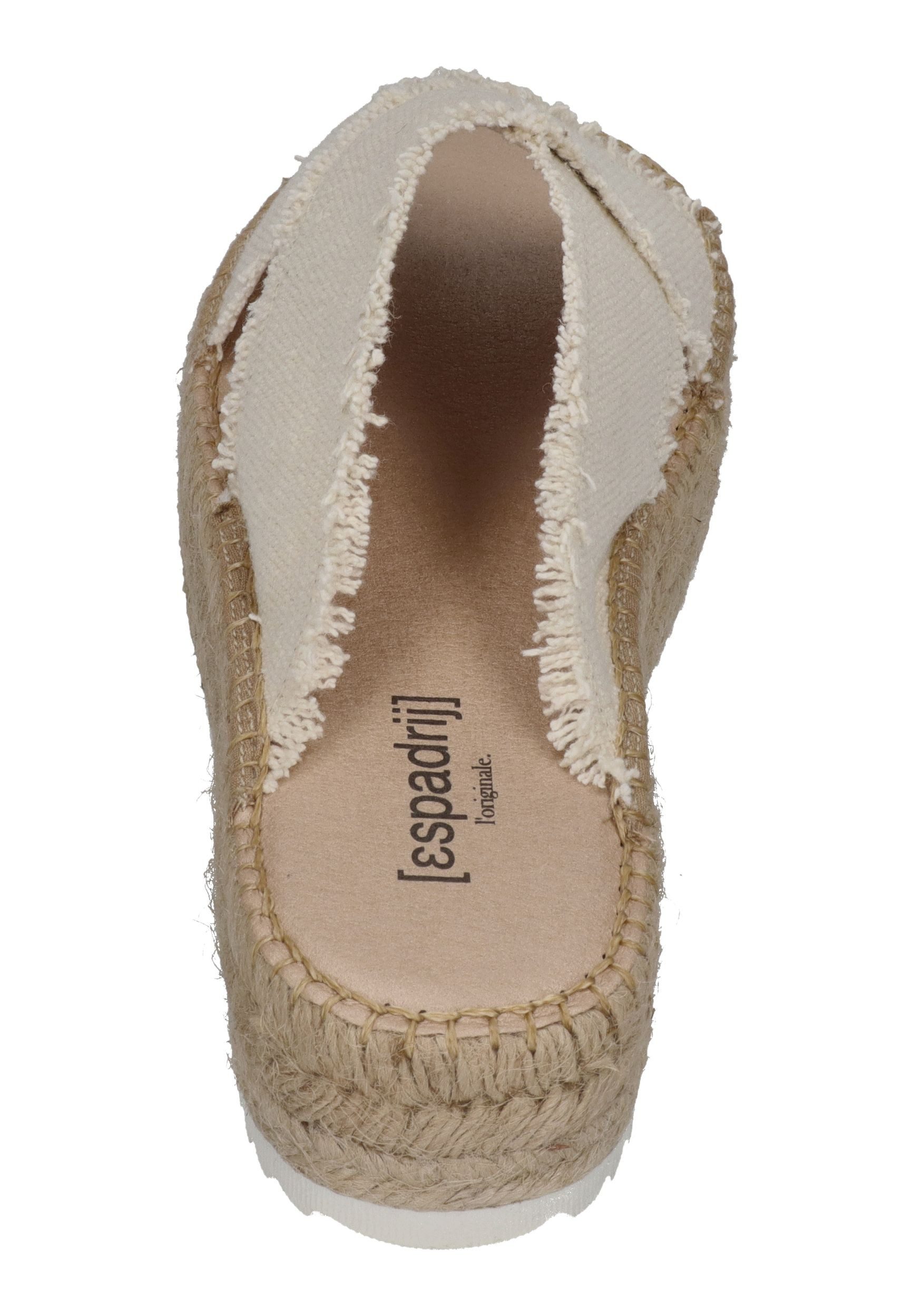espadrij l´originale CROISETTE LINEN Pantolette nature