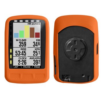 kwmobile Backcover Hülle für Wahoo Elemnt Roam, Silikon GPS Fahrrad Case Schutzhülle