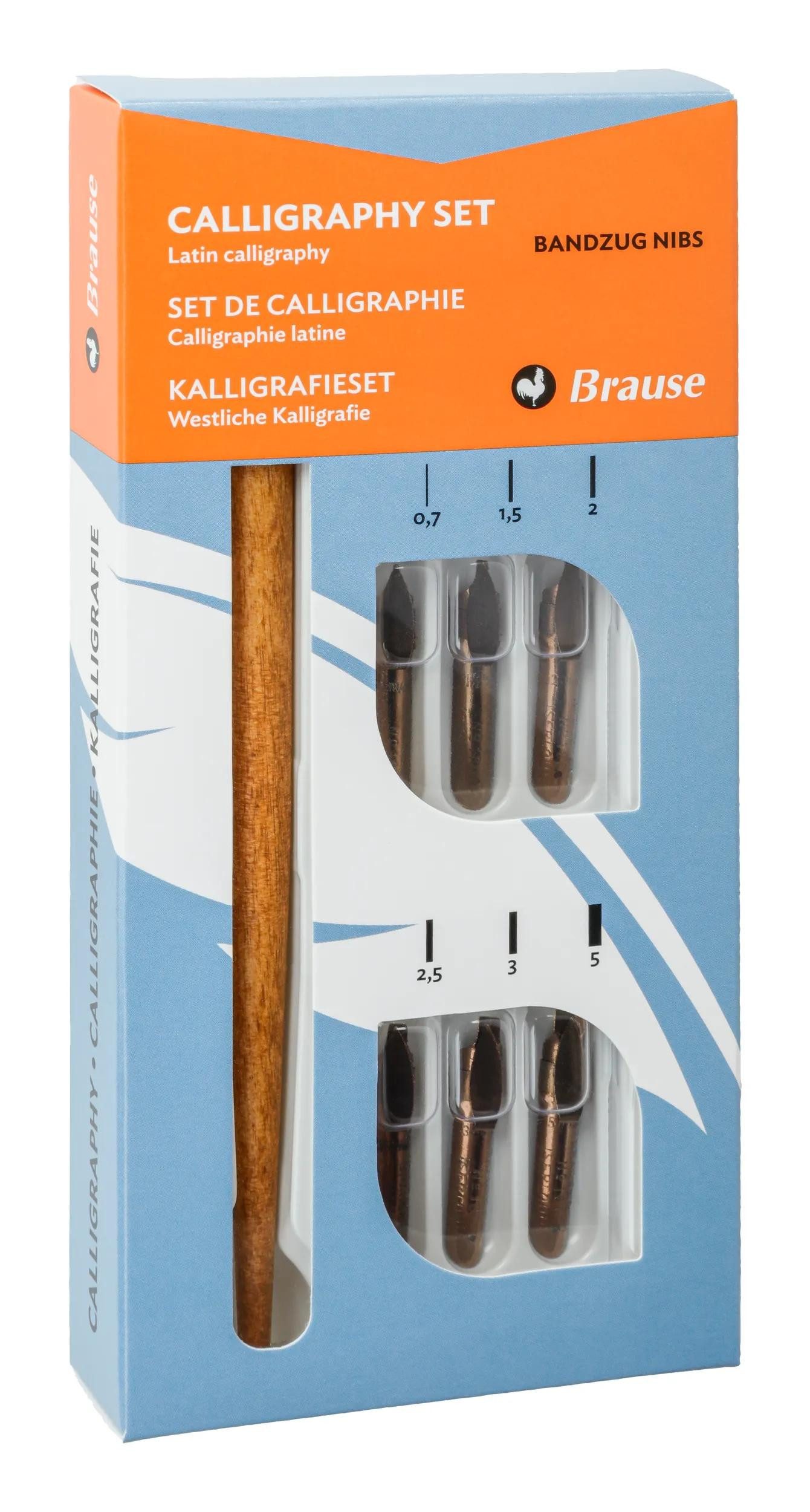 Brause Kalligraphie-Stift 3x Kalligrafieset für die westliche Kalligrafie 141B