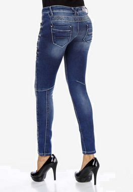 Cipo & Baxx Bequeme Jeans mit niedriger Taille in Skinny Fİt