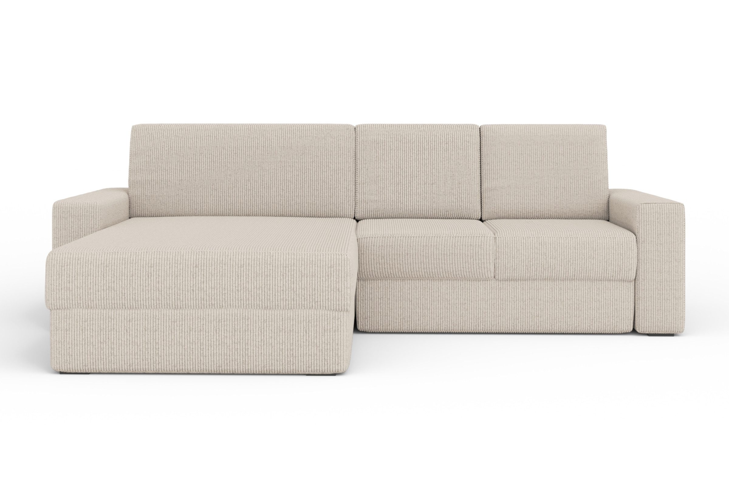Deine Möbel 24 Wohnlandschaft TOCO XL Ecksofa 275 cm breit - perfekt für entspannte Abende, Set 1 Teile, in Beige, Creme, Grau, Hellgrau, Anthrazit, Schwarz