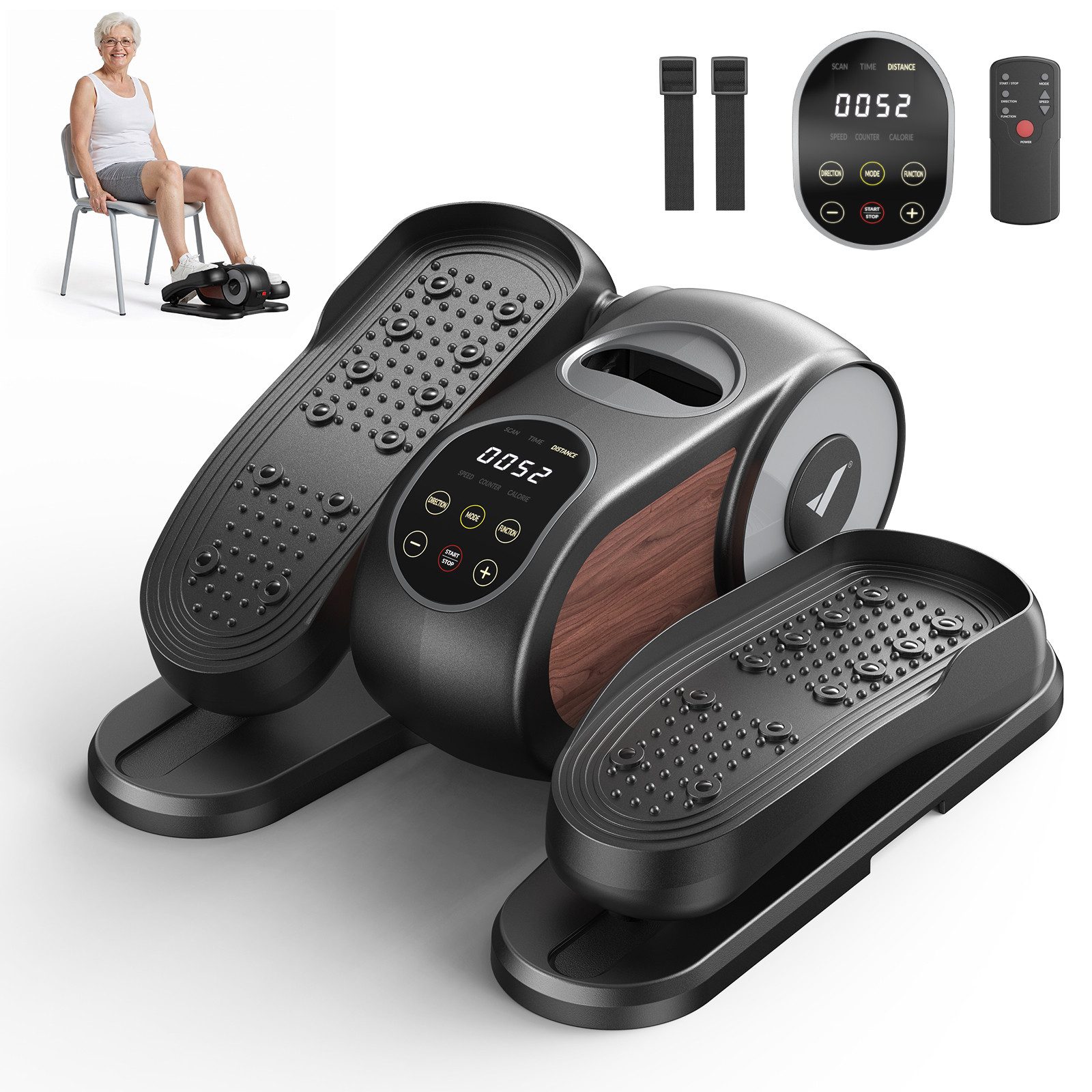 Crosstrainer Mini Ellipsentrainer, Untertisch Crosstrainer für Zuhause