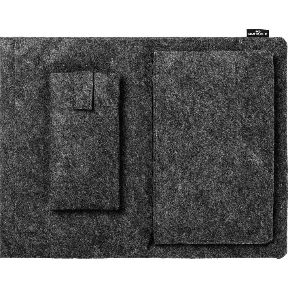 DURABLE Laptoptasche MultiBag 16.4″ EFFECT Notebook-Schutzhülle, Anthrazit 507158