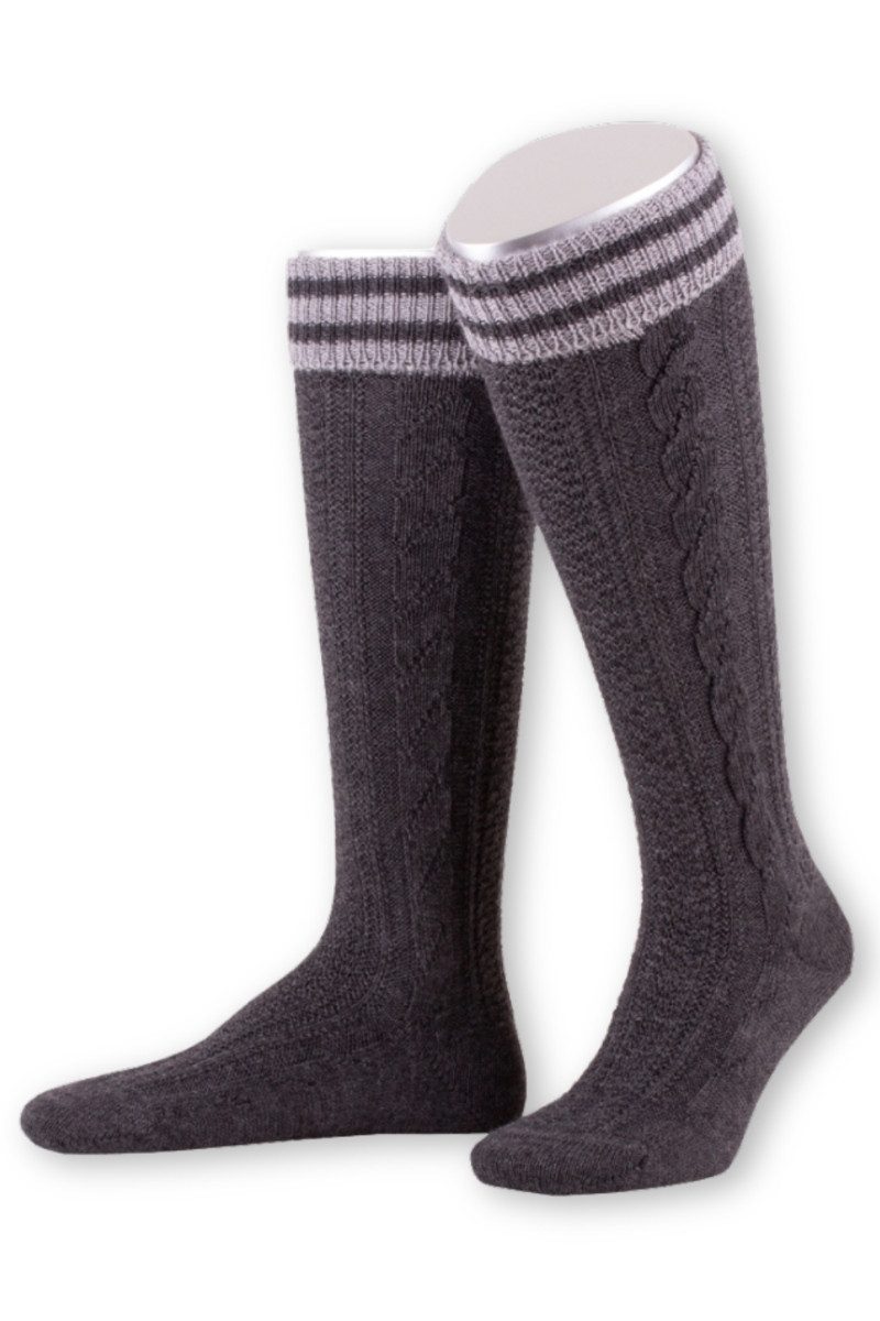 Lusana Trachtensocken Trachten Kniestrümpfe - L8995R günstig online kaufen