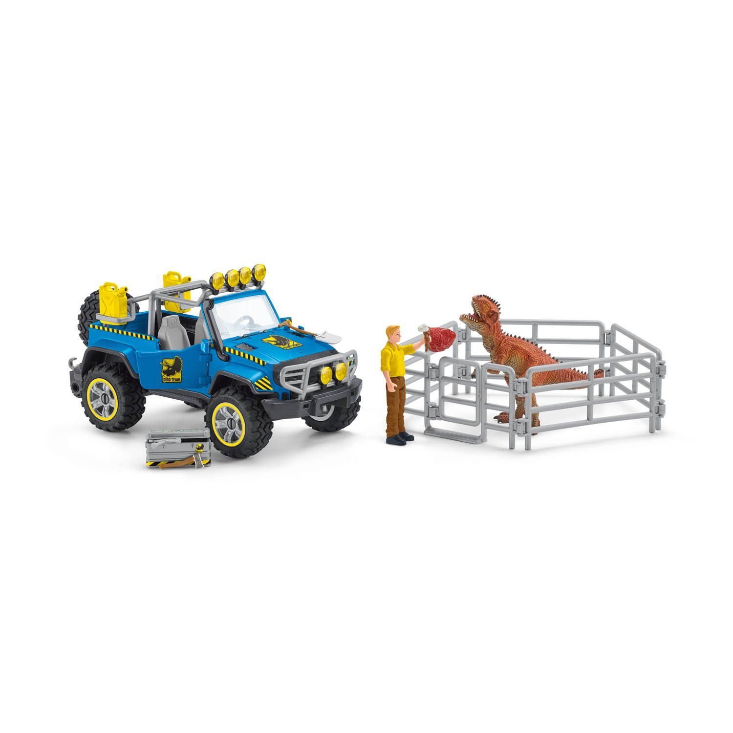 Schleich Geländewagen Dino-Außenposten mit Spielfigur - 41464 Schleich®