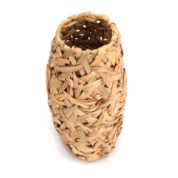 CREEDWOOD Wasserhyazinthenvase NATUR BODEN VASE "CALIDA", 40 cm, Wasserhyazinthe, Geflochtene Vase