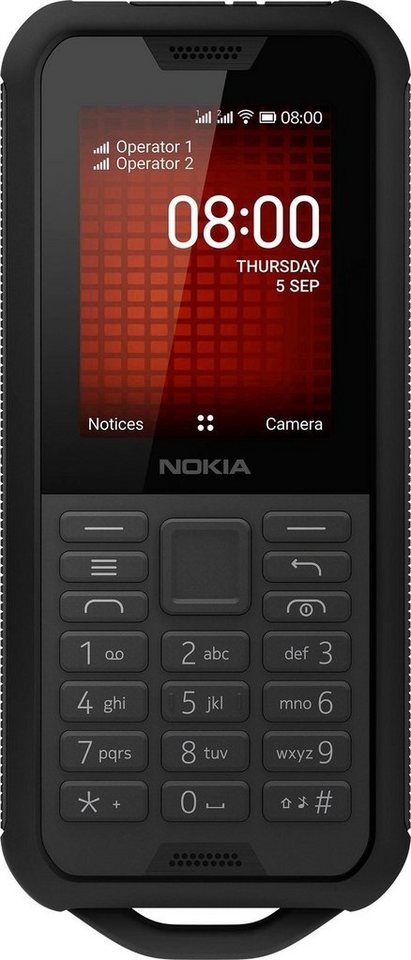 Nokia 800 Tough Handy (6,1 cm/2,4 Zoll, 4 GB Speicherplatz, 2 MP Kamera), 6,1  cm / 2,4