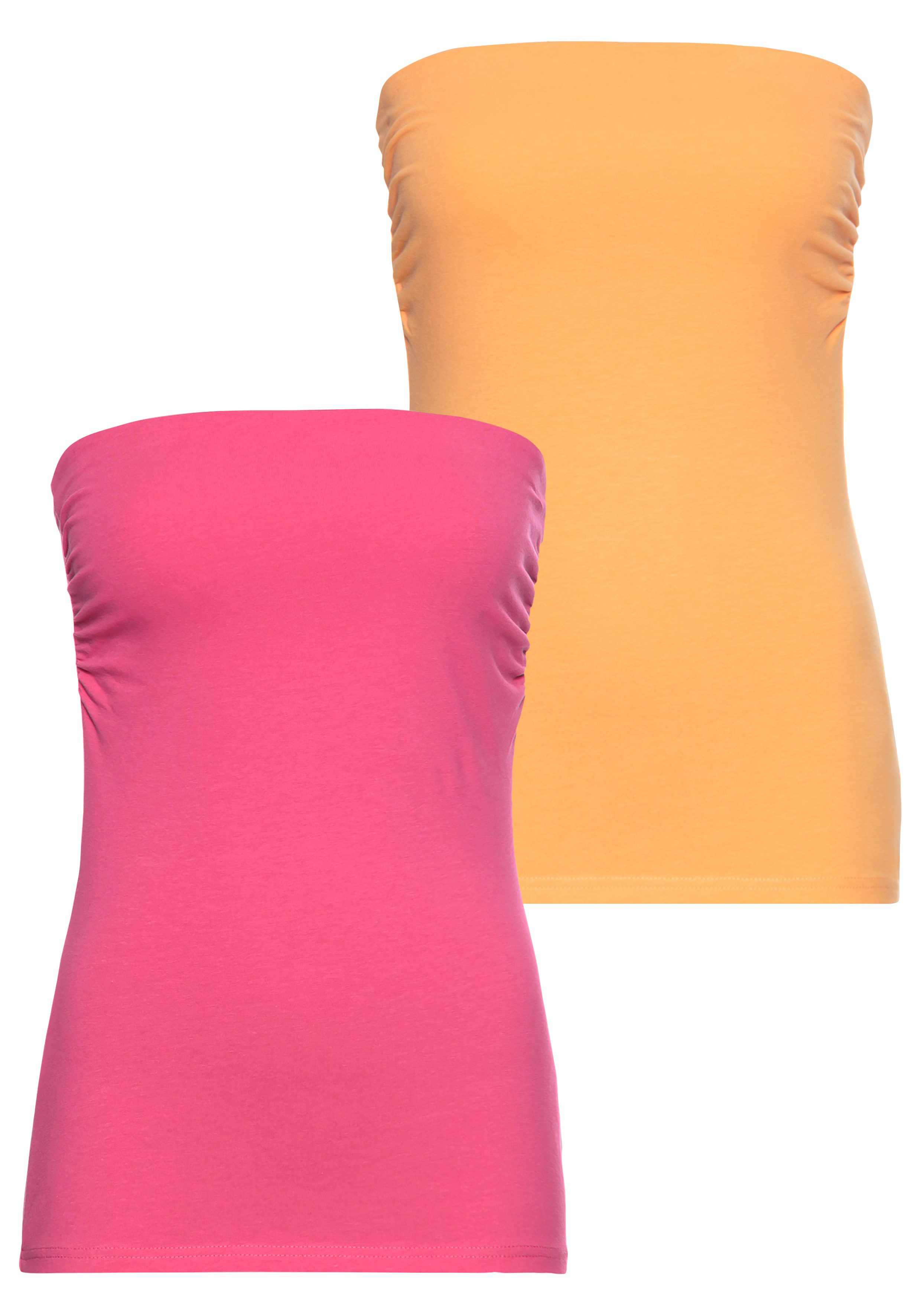 Laura Scott Bandeautop (2-er Pack) trägerlos günstig online kaufen