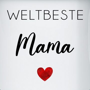 Shirtracer Tasse Weltbeste Mama, Muttertagsgeschenke für Mama, Mama Geschenk, Gesche, Stahlblech, Mama