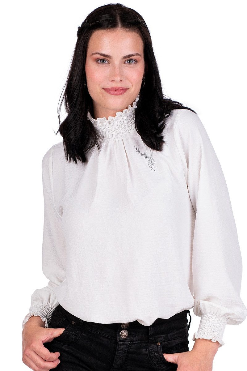 Hangowear Trachtenbluse Blusenshirt - ADELA - offweiß