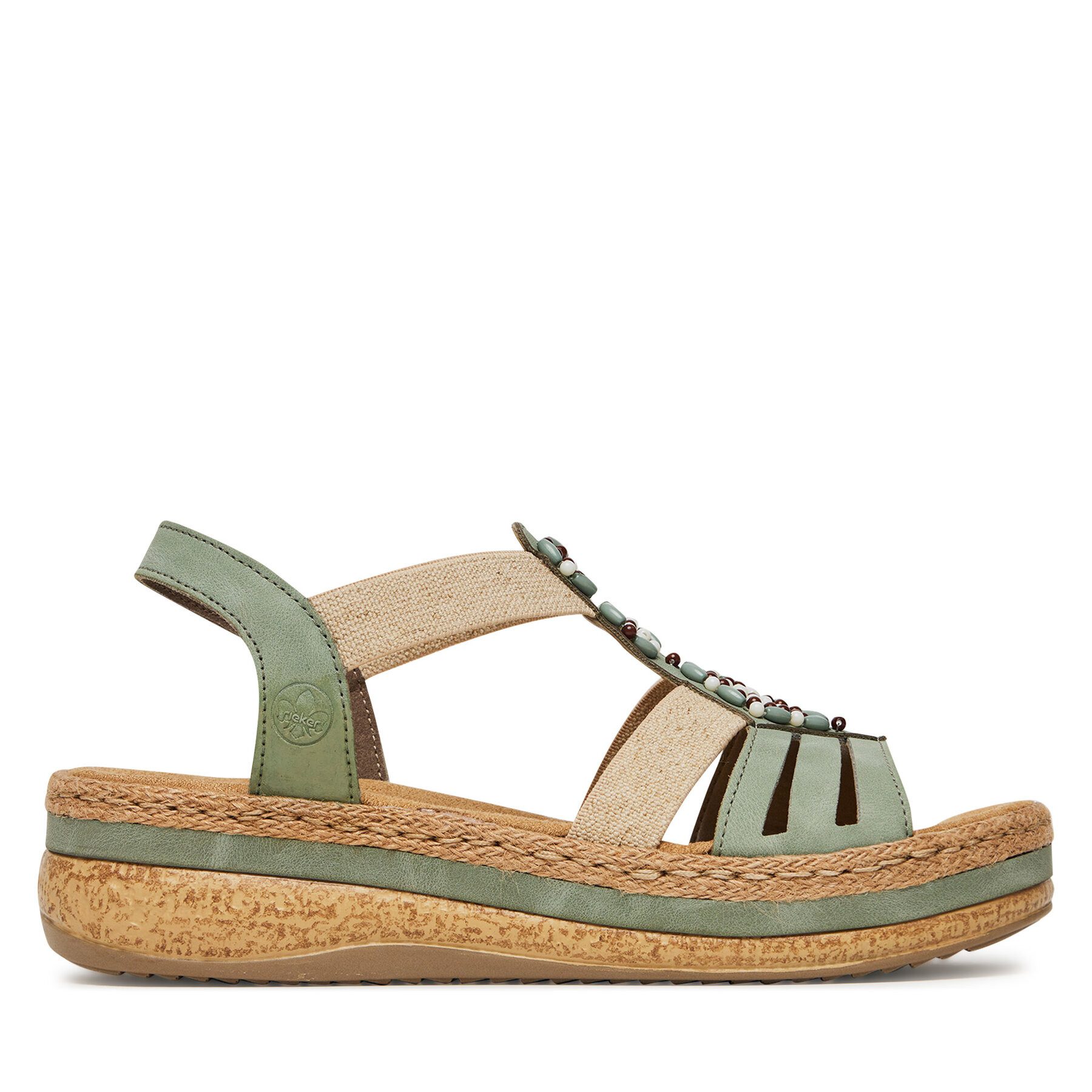 Rieker Rieker Damen-Sandalen Grün V0920-52 Sandale