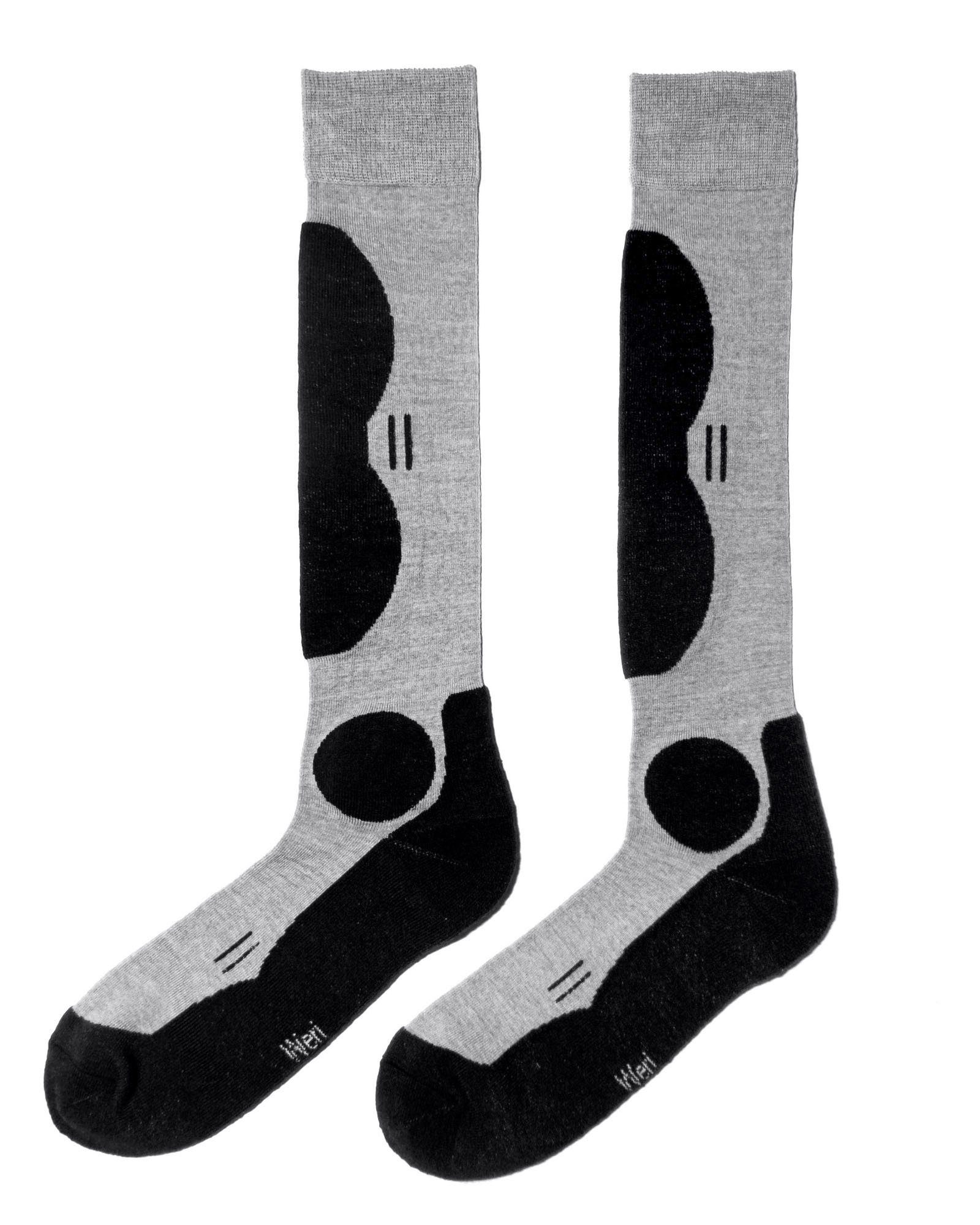 WERI SPEZIALS Strumpfhersteller GmbH Kniestrümpfe Kniestrümpfe >>Wintersport<< weiche und warme Wolle