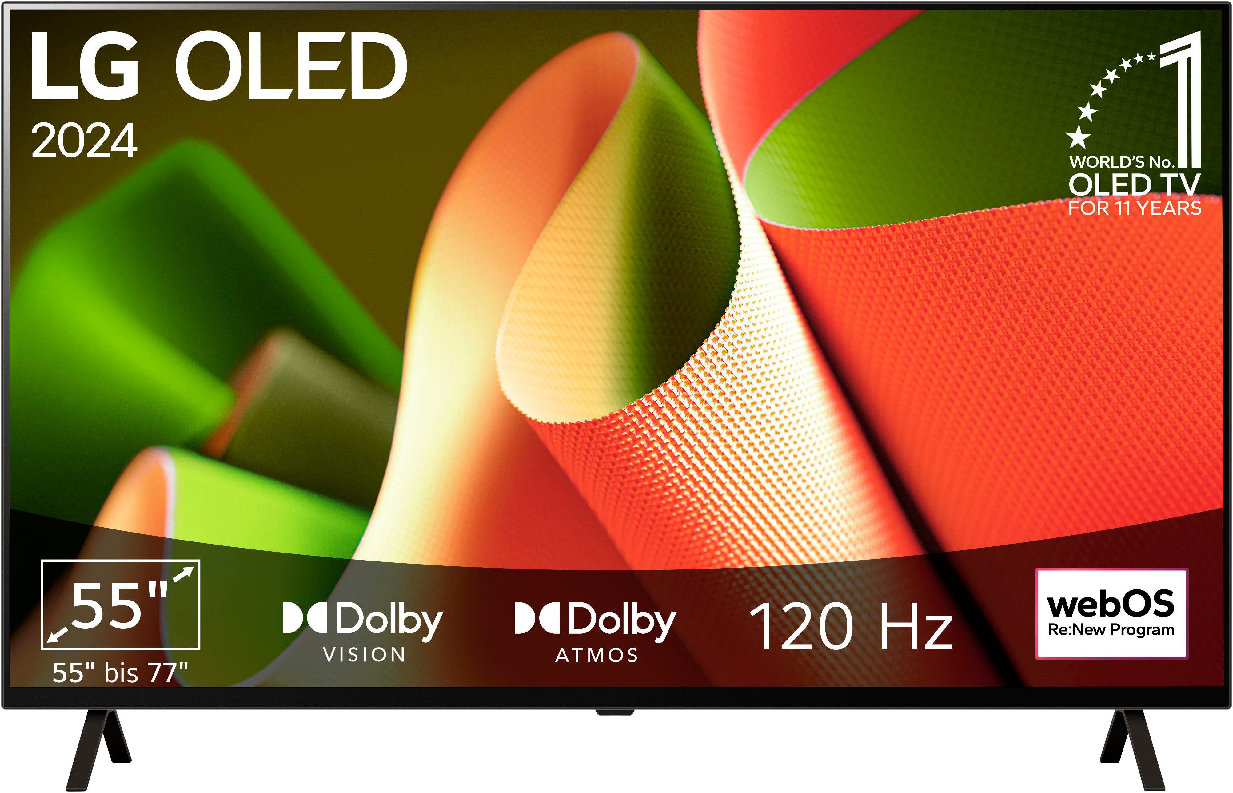 LG OLED55B49LA OLED-Fernseher (139 cm/55 Zoll, 4K Ultra HD, Smart-TV)