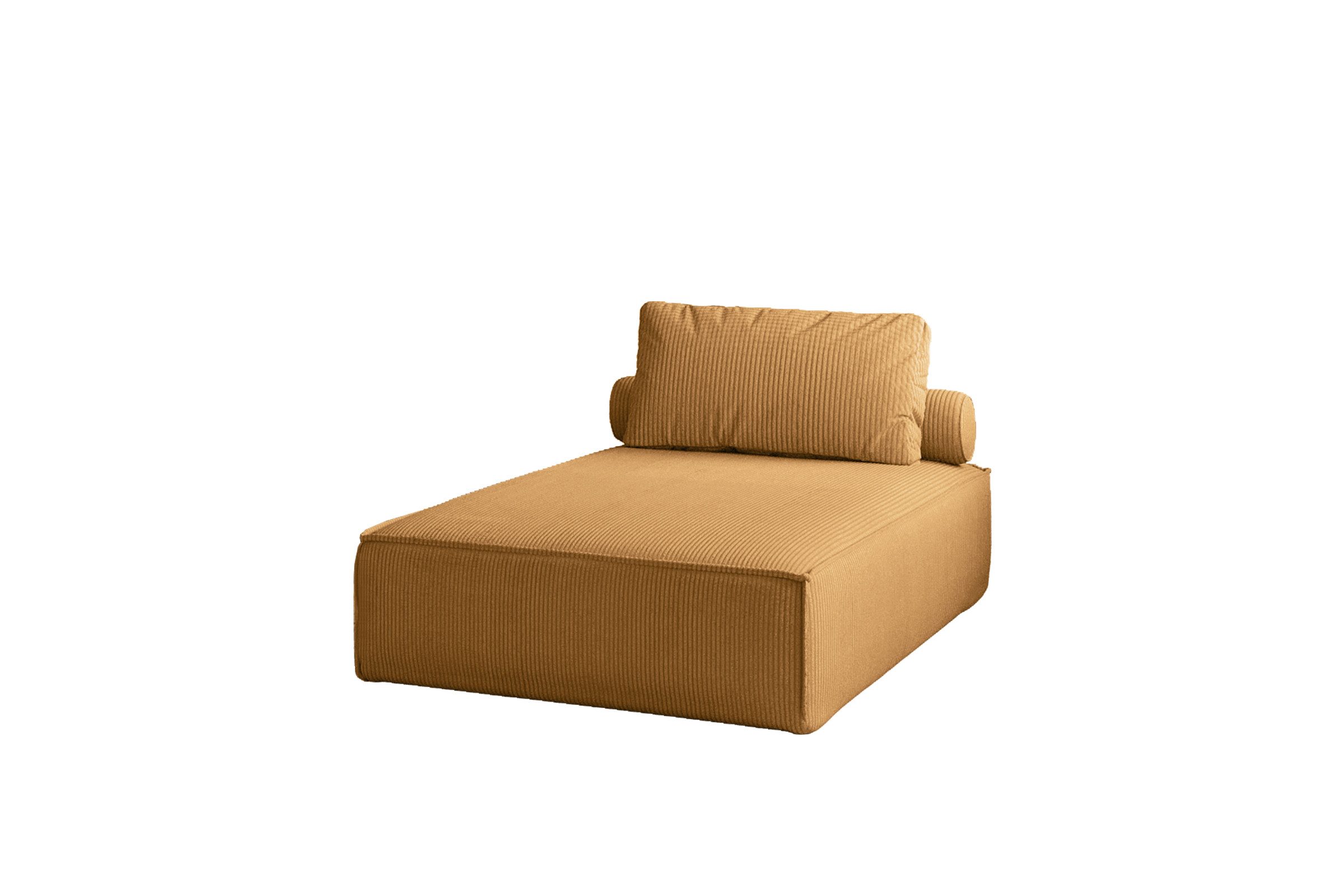Fun Möbel Chaiselongue Sezlong Liege CELES PREMIUM in Stoff Scala, auch im Set erhältlich