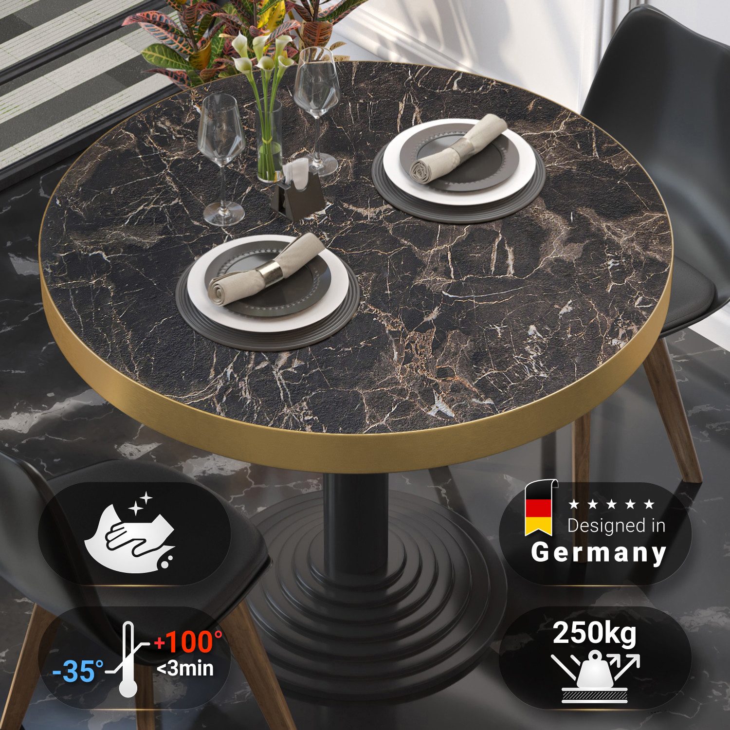 GGMMÖBEL Tischplatte Brasil