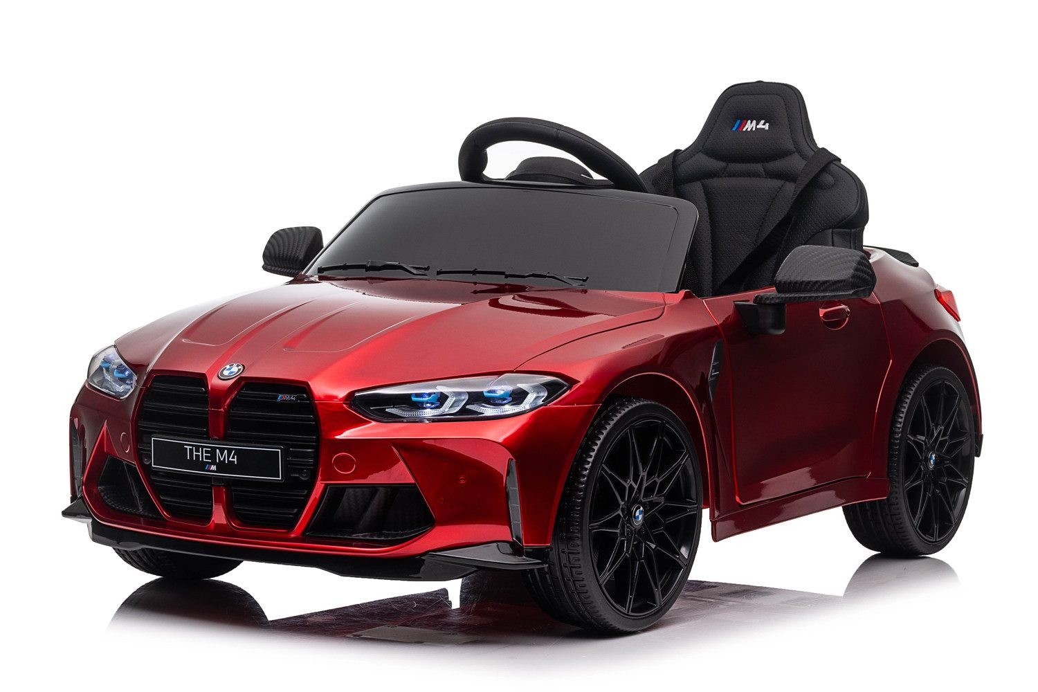 Smarty Elektro-Kinderauto Elektro Kinderauto BMW M4 lackiert mit Lizenz 2x35W 12V/7Ah