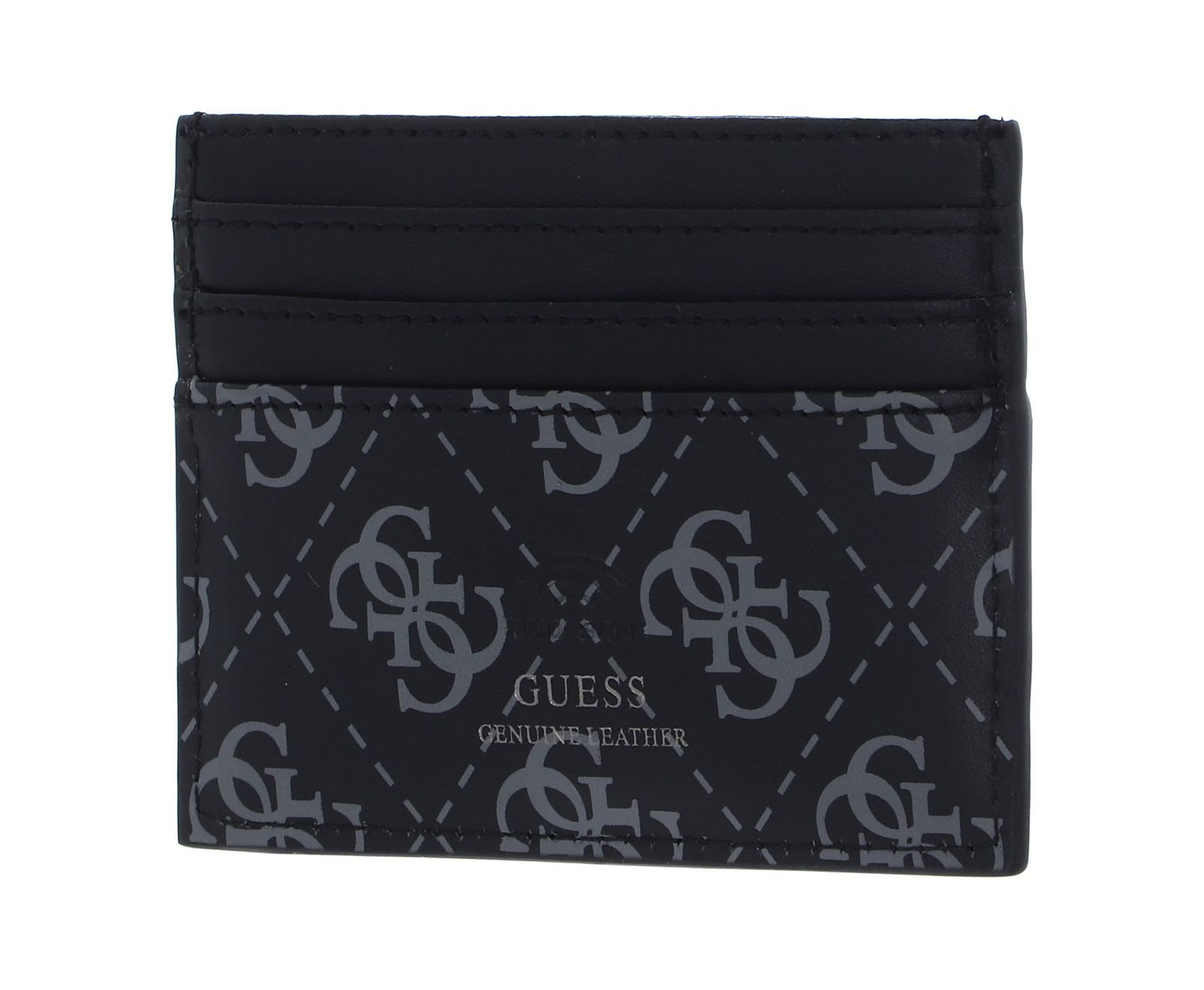 Guess Kartenetui Mito, aus echtem Leder