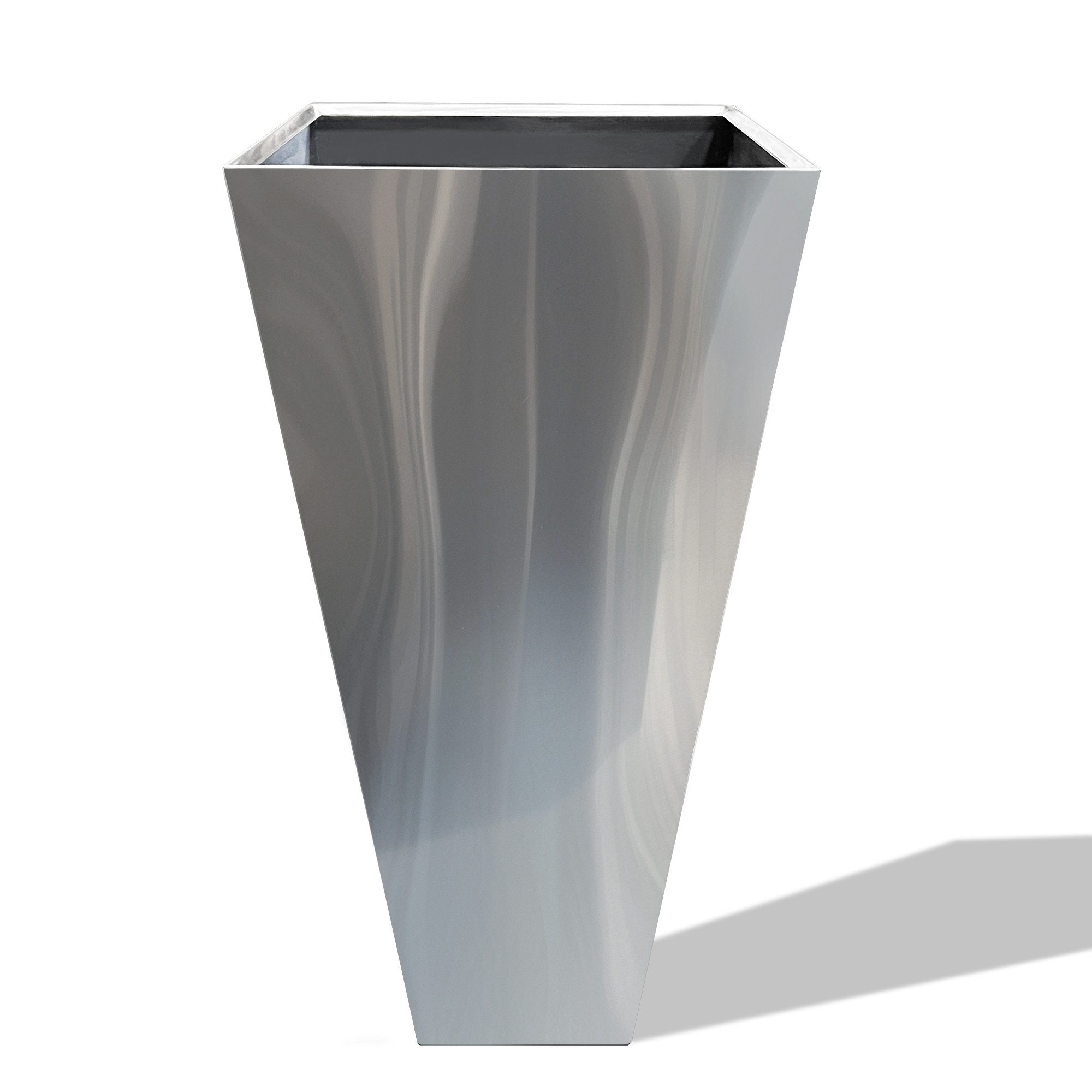 Köhko Blumentopf Pyramidenkübel aus Cortenstahl & Edelstahl Vina Edelrost-Optik