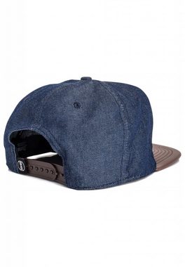 Blackskies Snapback Cap Aion Snapback Cap - Blau-Leder