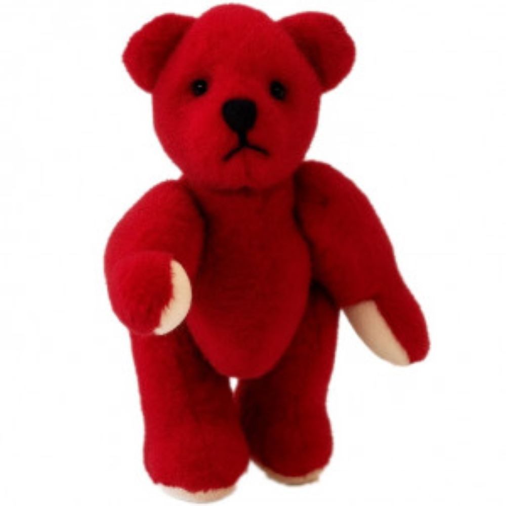 Teddy Hermann® Dekofigur Teddy Hermann Teddybär mini dunkelrot 5,5 cm