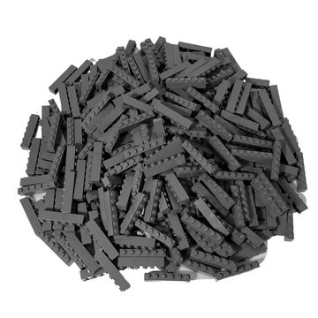 LEGO® Spielbausteine LEGO® 1x6 Steine Hochsteine Dunkelgrau - 3009 NEU! Menge 100x, (Creativ-Set, 100 St), Made in Europe