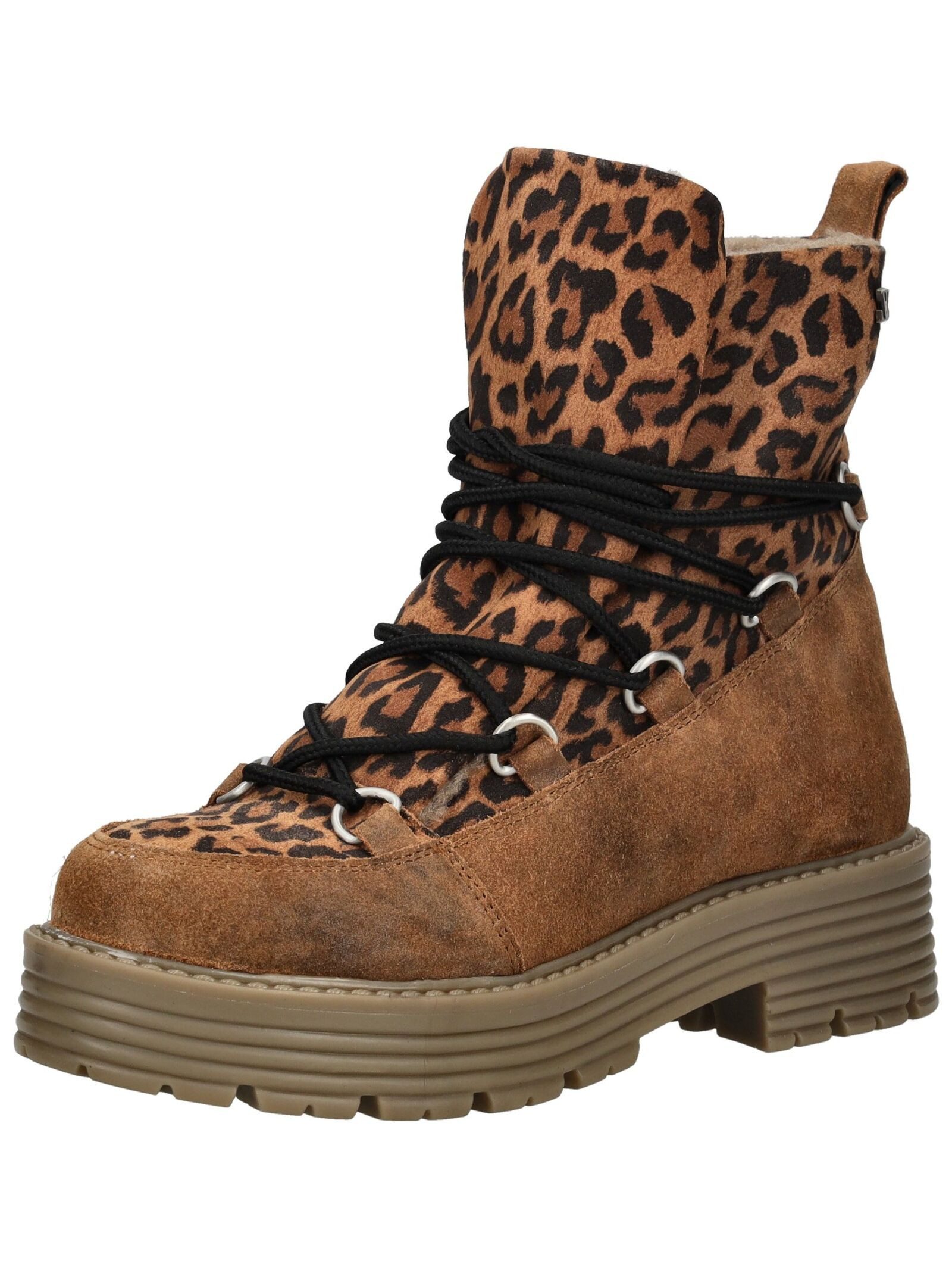 Lazamani Lazamani Stiefelette Veloursleder/Textil Schnürstiefelette günstig online kaufen