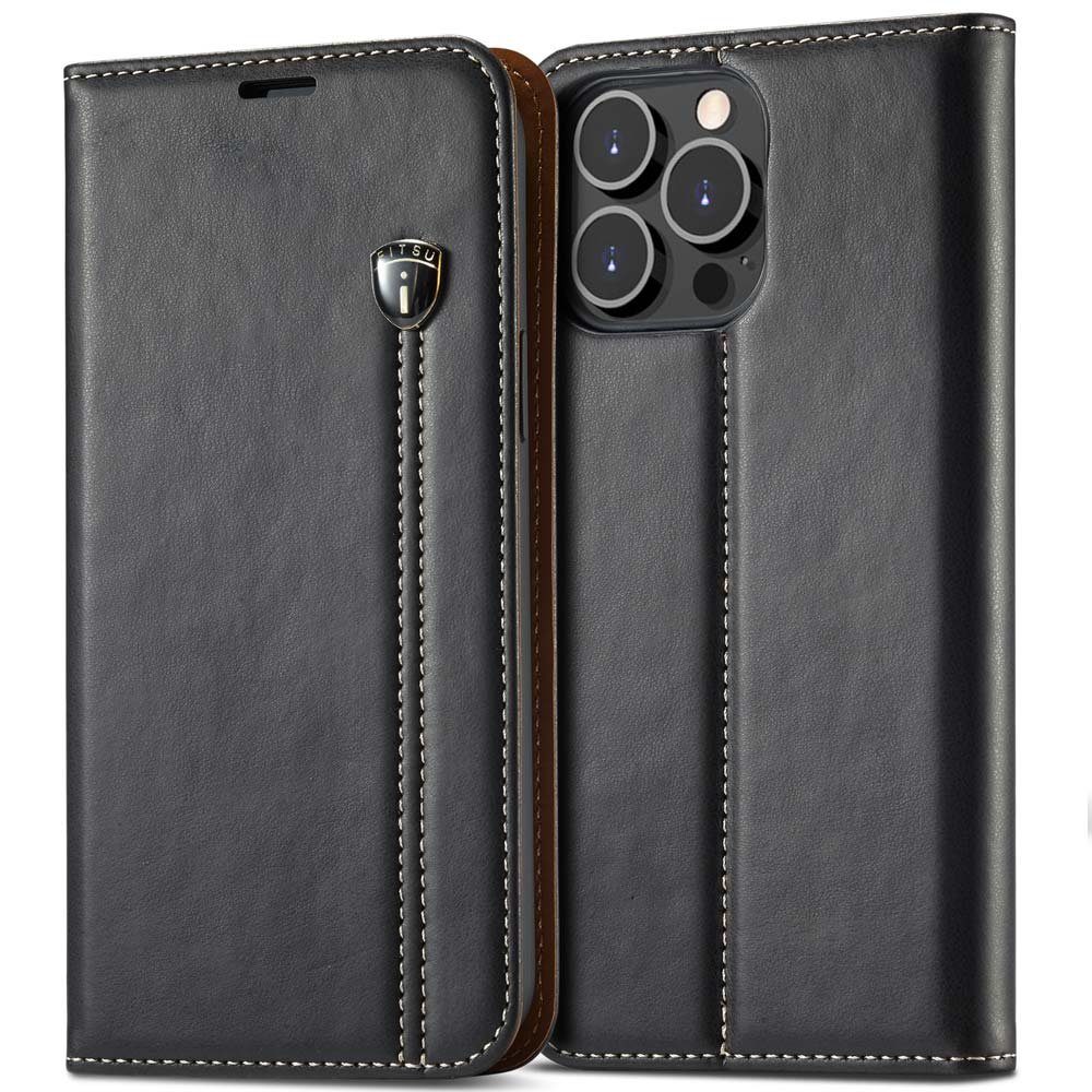 FITSU Handyhülle Handyhülle für iPhone 13 Pro Max Hülle, Handytasche 6,7 Zoll, Case für iPhone 13 Pro Max Schutzhülle, Handy Tasche mit Kartenfach